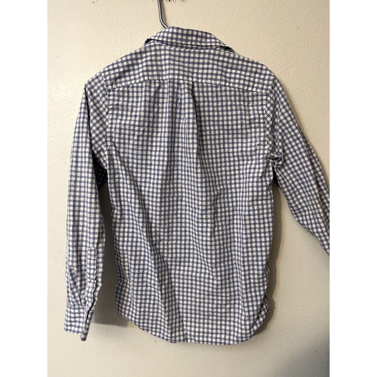 Gap Gap Button-Up Shirt Mens Size Small Blue Gingham Check Slim Fit Long Sleeve Size US S / EU 44-46 / 1 - 2 Thumbnail