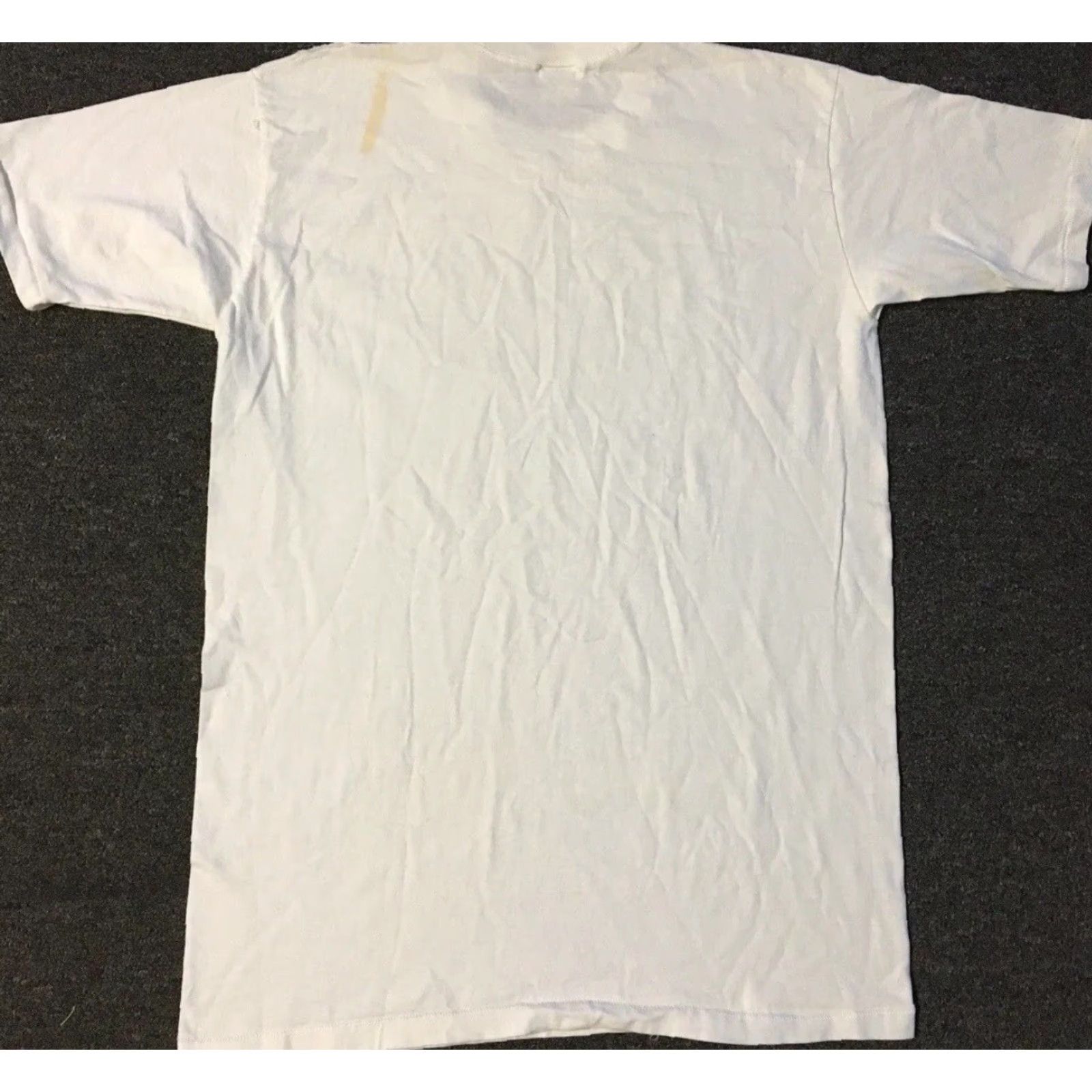 JCPenney VINTAGE JC Penney Shirt M White 80s 90s Biker Punk Grunge Skate Track & Field Mechanic Trucker Vintage 80s 90s USA USA Mens T-Shirt Single Stitch — Size US M / EU 48-50 / 2 - 7 Thumbnail