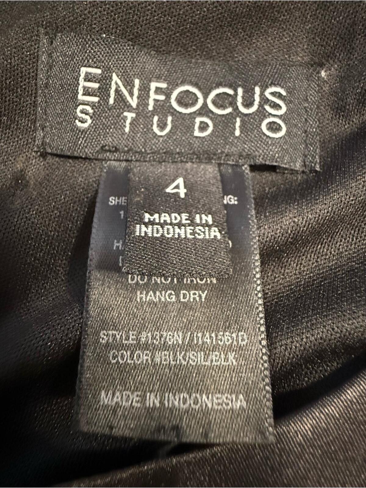 Other Enfocus Studio bow sheath dress sleeveless silver black SZ 4 Size S / US 4 / IT 40 - 7 Thumbnail