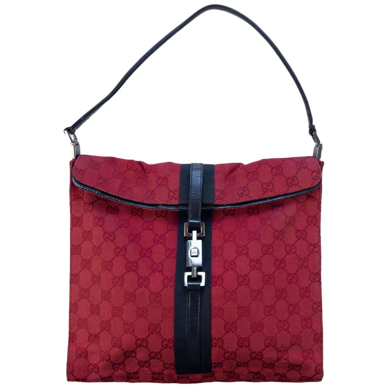 Gucci Vintage Gucci Jackie Monogram Shoulder Bag Size ONE SIZE - 1 Thumbnail