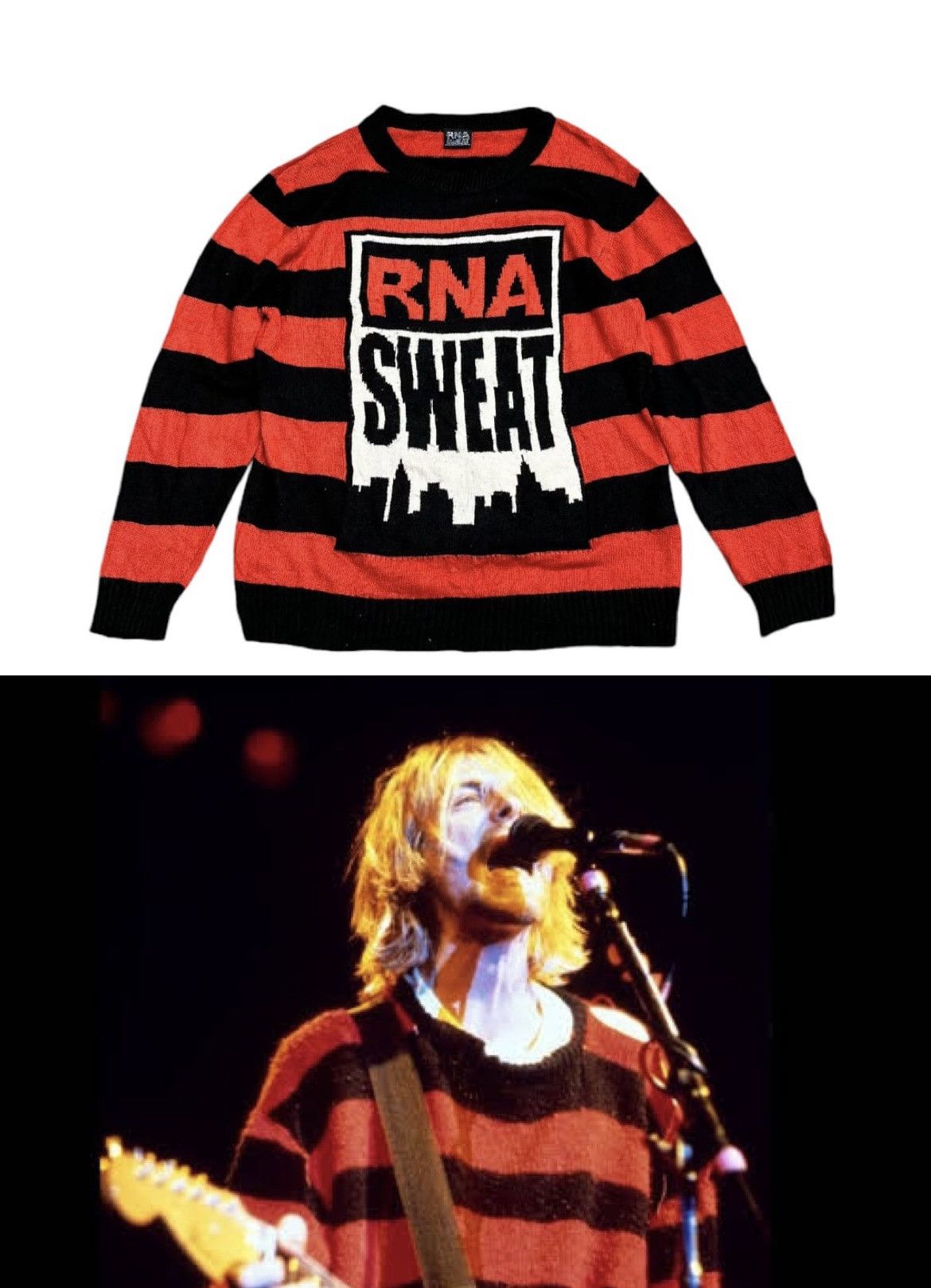 RNA SWEAT Japan Grunge Knitwear Kurt Cobain / Punk Style
