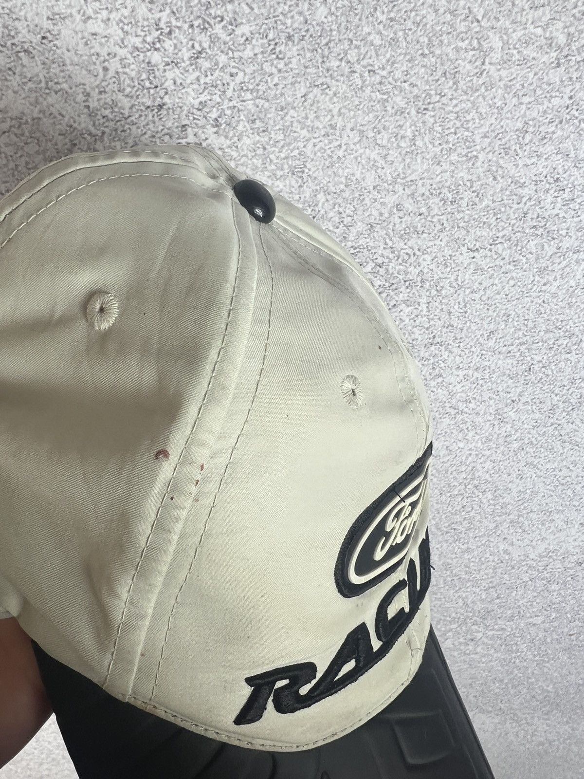 Vintage Rare! Vintage Ford Racing Tire Tread Visor Cap Hat Y2K Size ONE SIZE - 11 Thumbnail