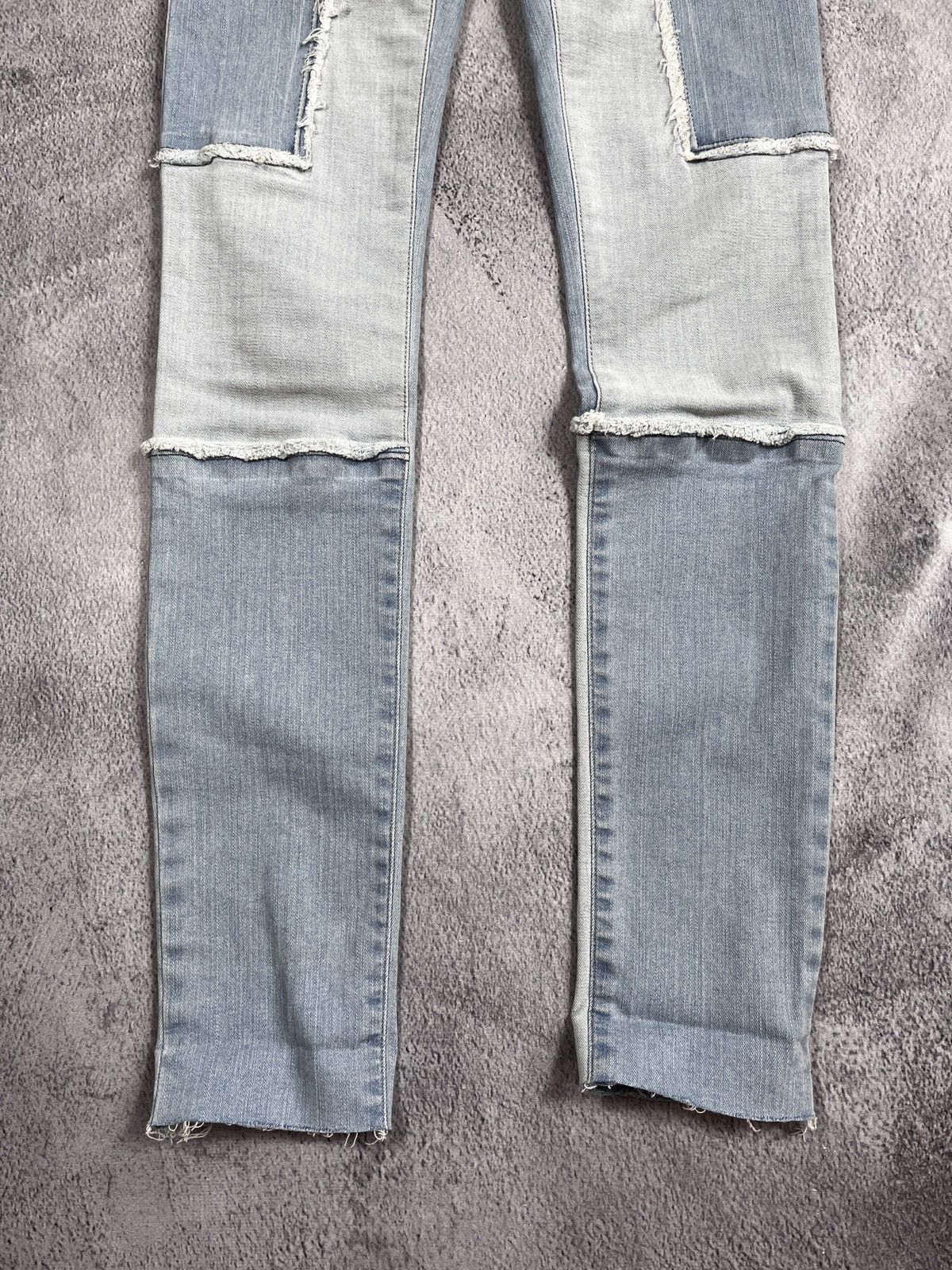 Other VintageY2K Diesel faded low rise skinny patchwork jeans 27 Size 27" / US 4 / IT 40 - 4 Thumbnail