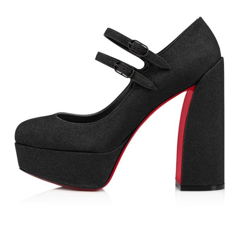 Christian Louboutin os11x0526 Movida Jane 130mm Pumps in Black Size US 8 / IT 38 - 1 Thumbnail