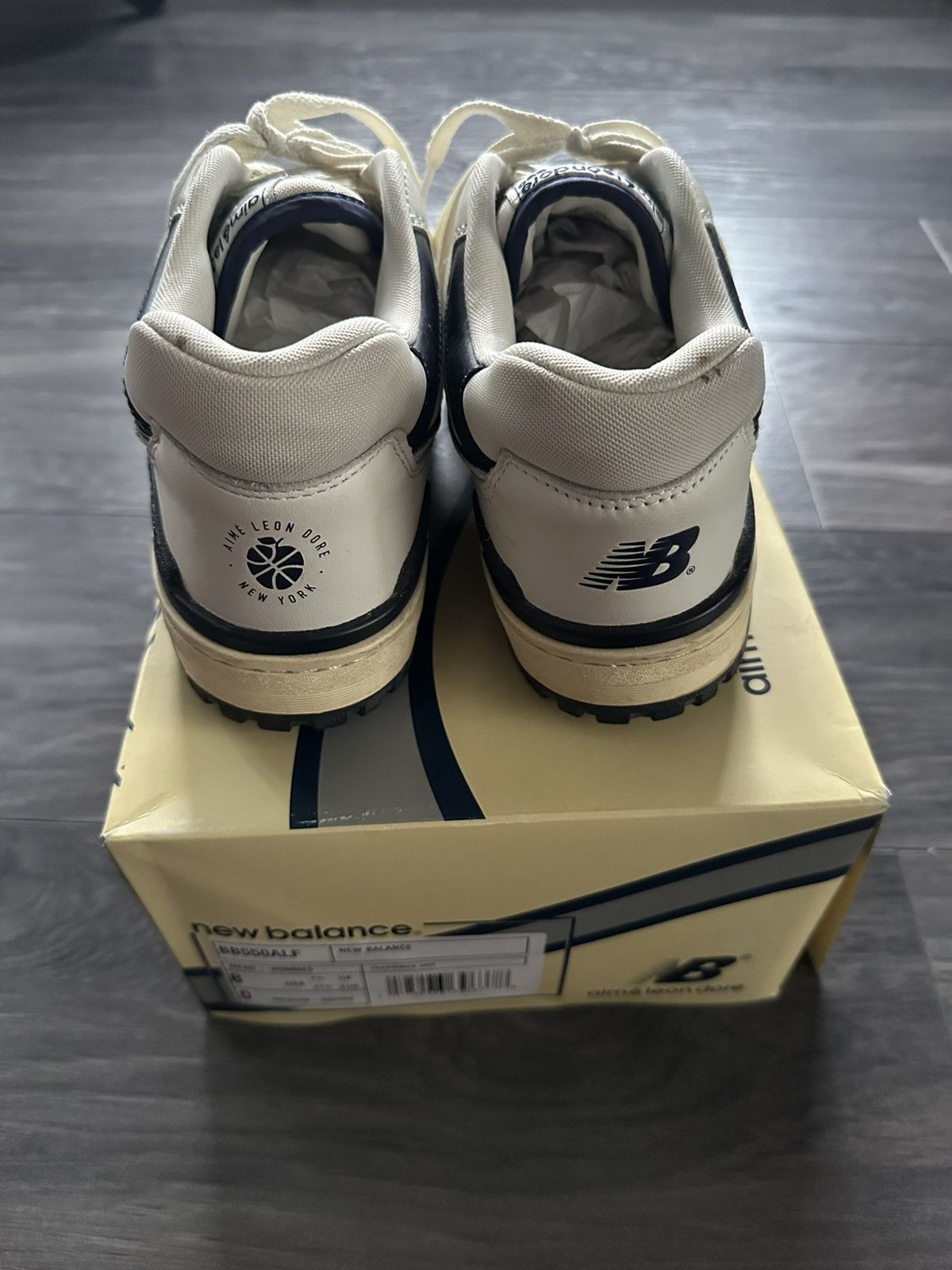 Aime Leon Dore × New Balance Aime Leon Dore x New Balance - Navy 550s Size US 8 / EU 41 - 4 Thumbnail