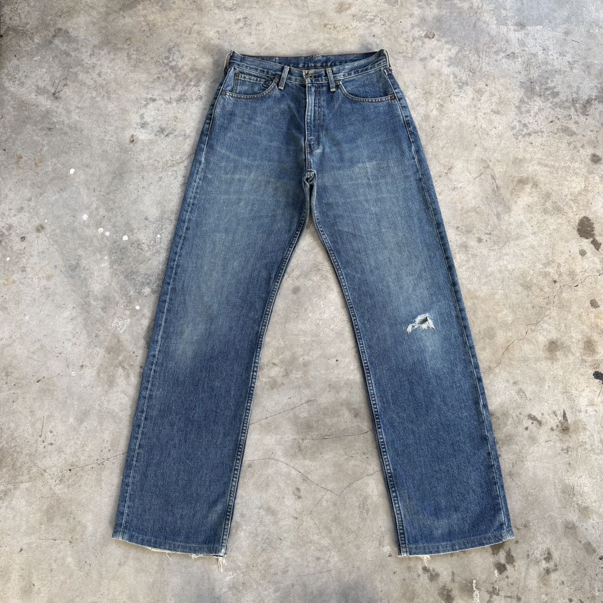 Levi's Vintage Clothing W31x33.5 Vintage Levi's 504 Faded Denim Jean Pants Size US 31 - 1 Thumbnail