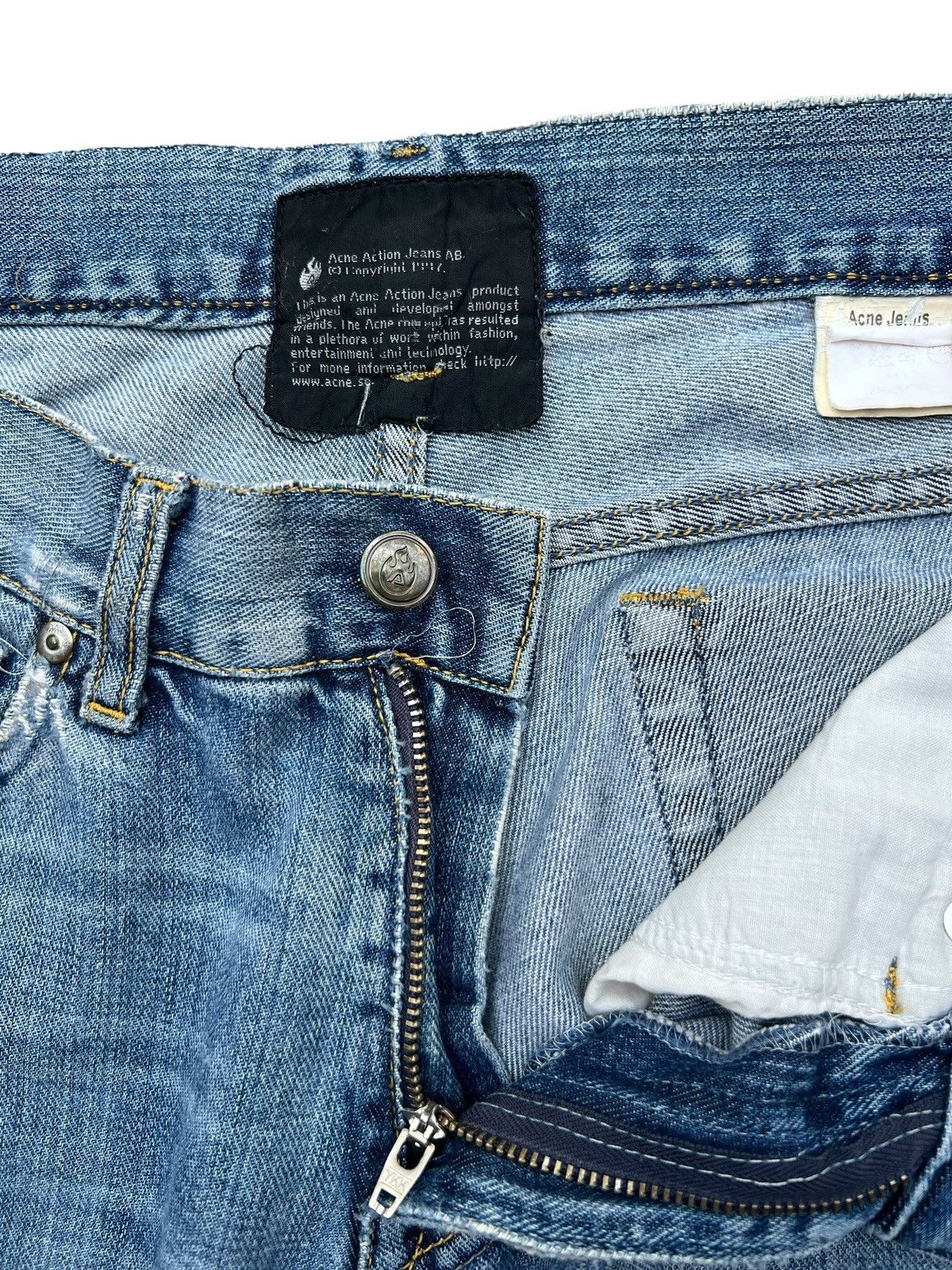 Acne Studios Vintage Acne Studios Distressed Denim Jeans 31x30.5 Size US 31 - 14 Thumbnail