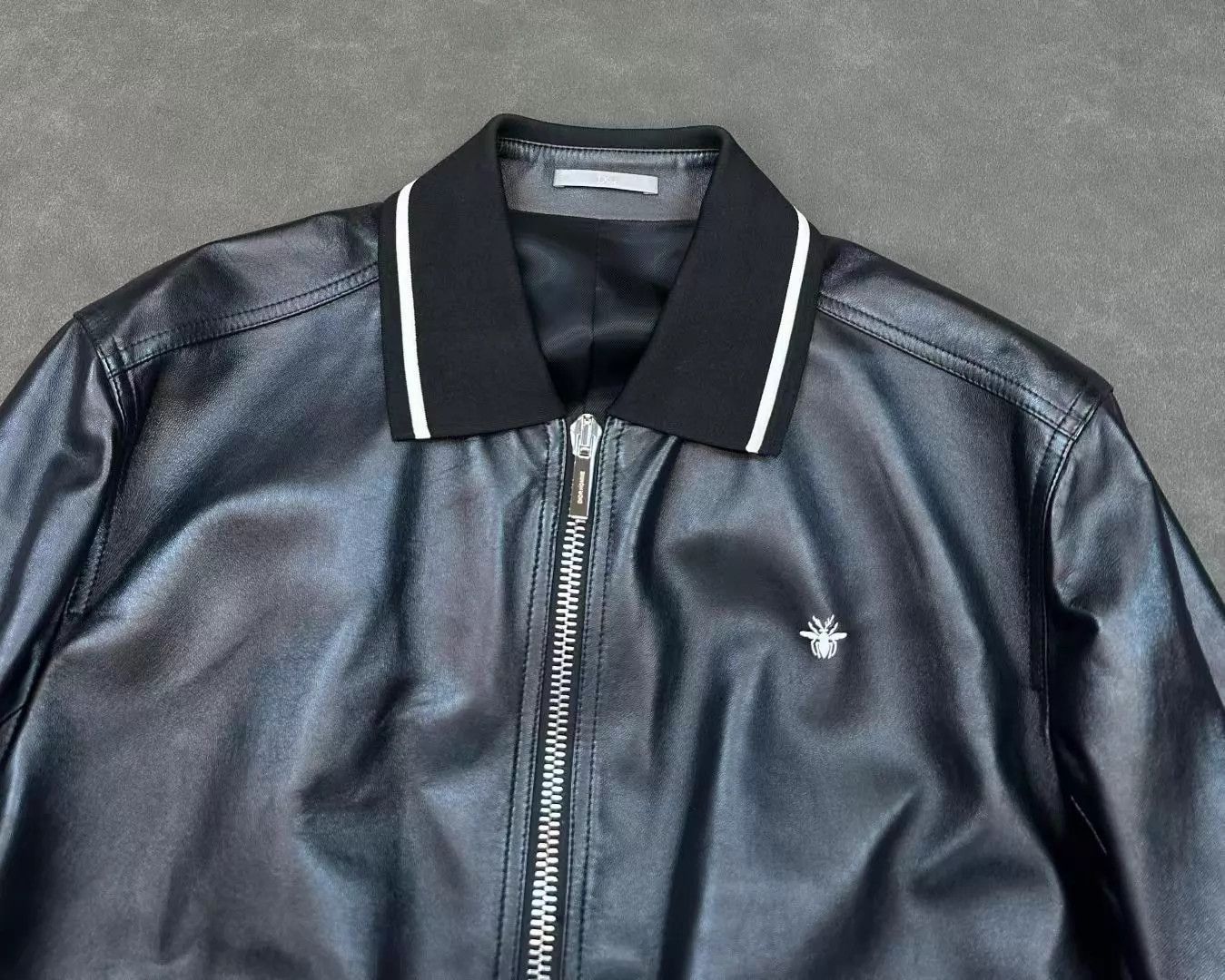 Dior Dior Homme Runway Lambskin Biker Bee Embroidered 50 Size US M / EU 48-50 / 2 - 5 Thumbnail