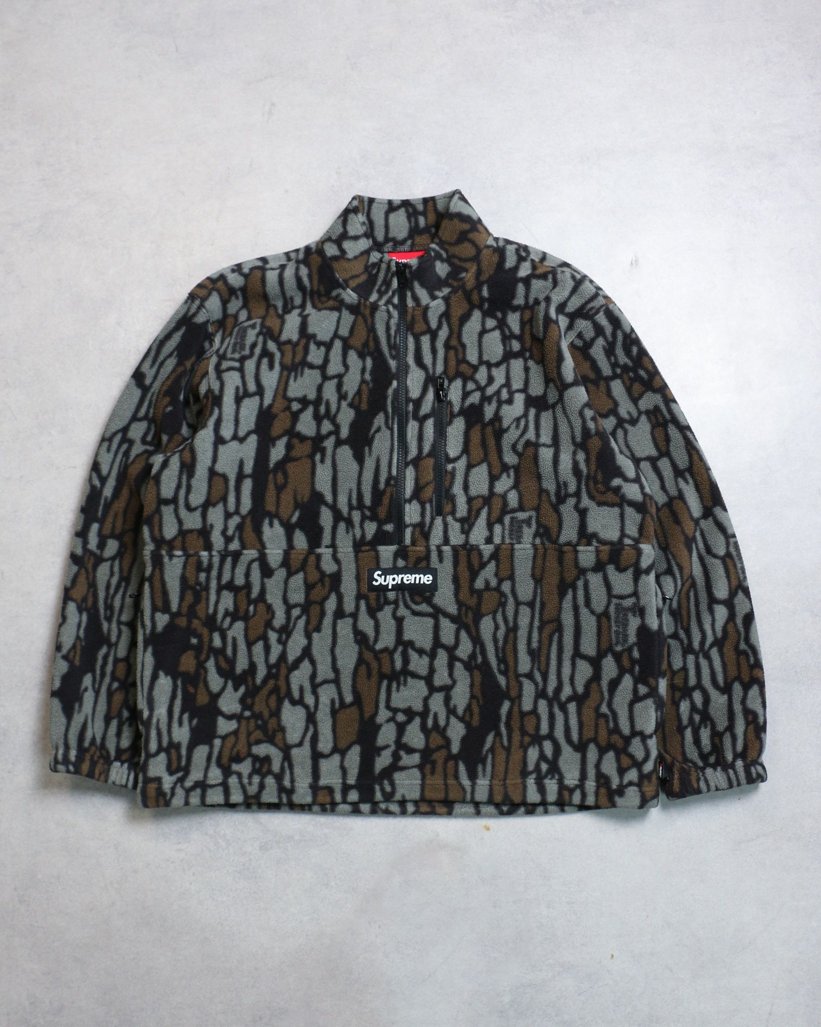 Supreme Supreme Tree Bark Camo Full Zip Hoodie | Vintage | Grailed