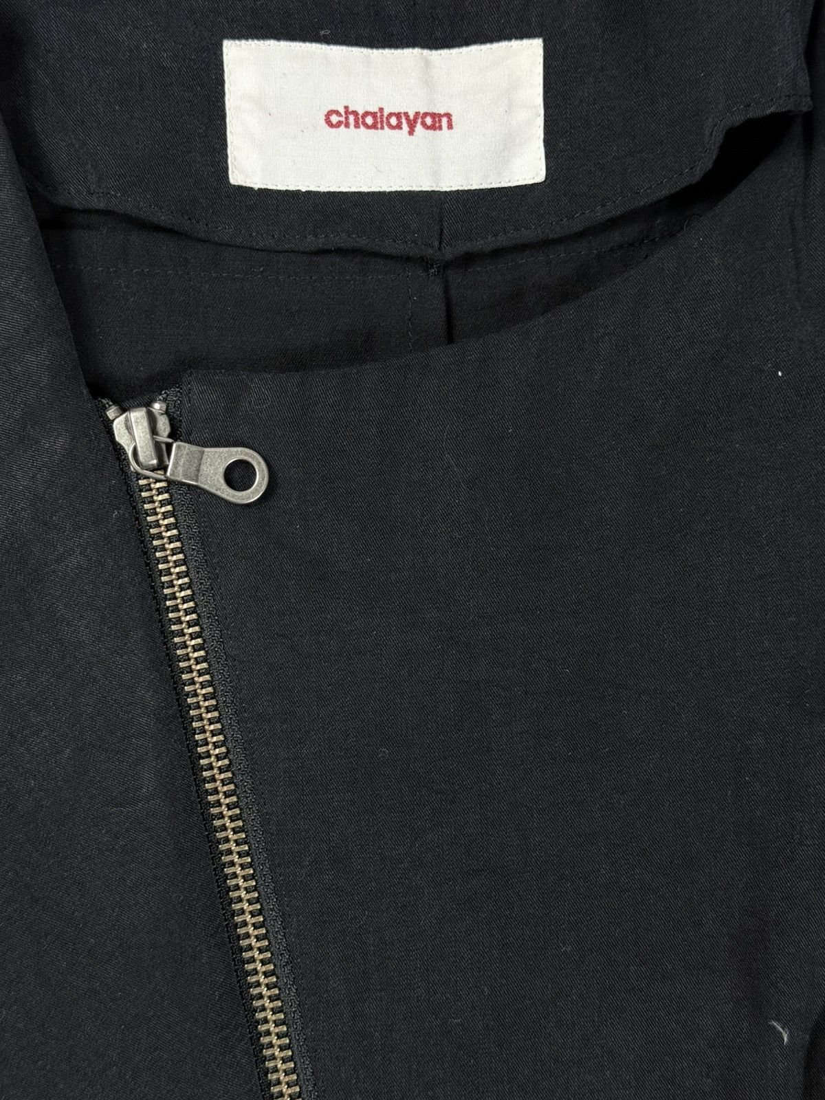 Hussein Chalayan Hussein Chalayan - 00’s Charcoal Cotton Coat Size S / US 4 / IT 40 - 7 Thumbnail