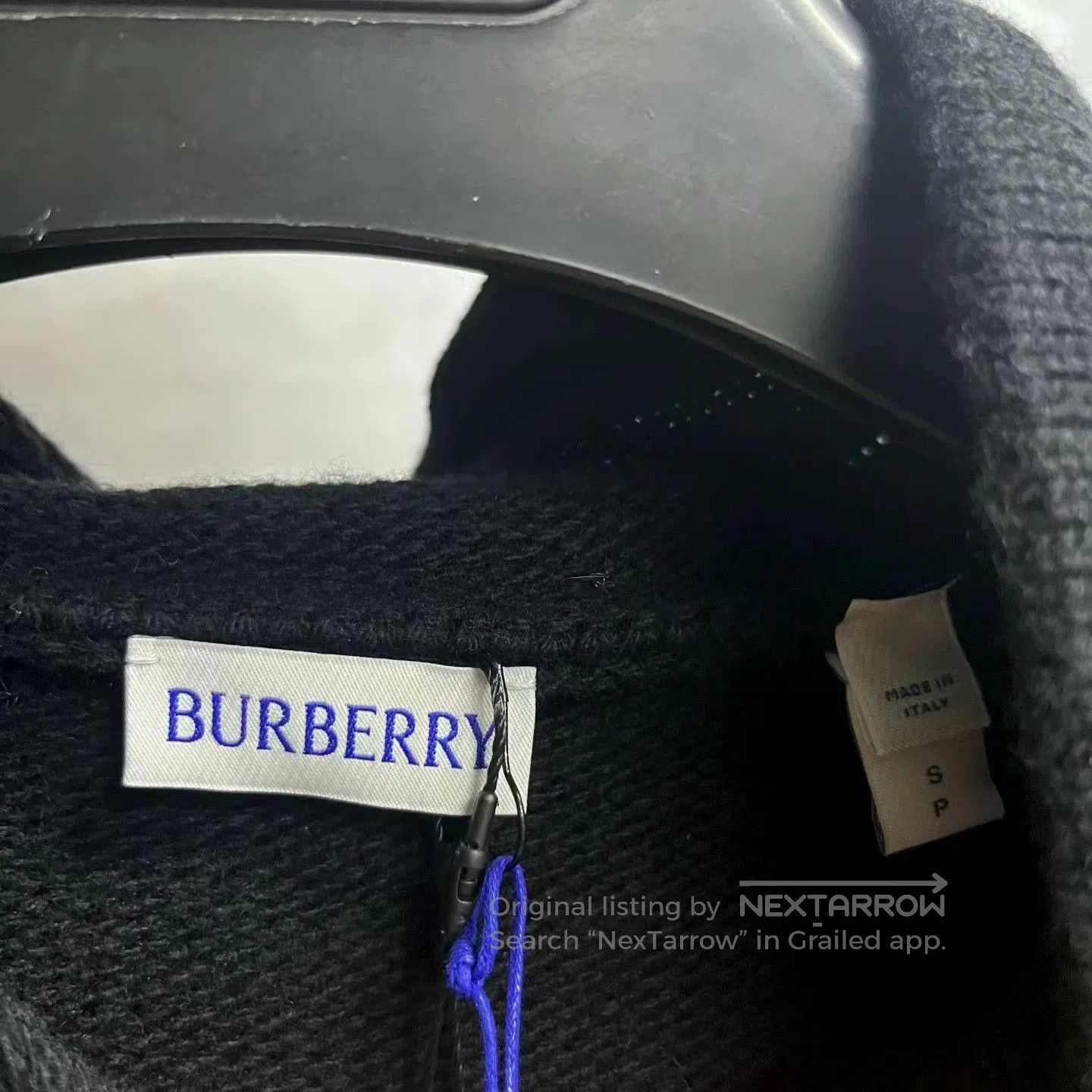 Burberry burberry black hoodie with logo design. Size US S / EU 44-46 / 1 - 2 Thumbnail