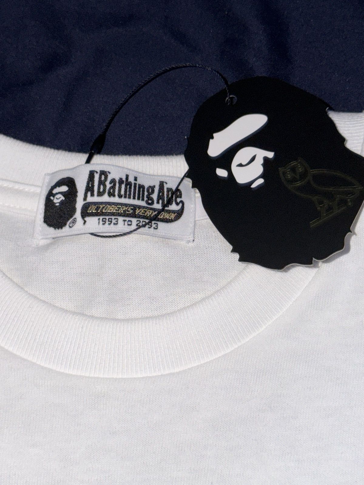 Bape OVO x BAPE-STA Crocodile Print Tee White Size US S / EU 44-46 / 1 - 4 Thumbnail