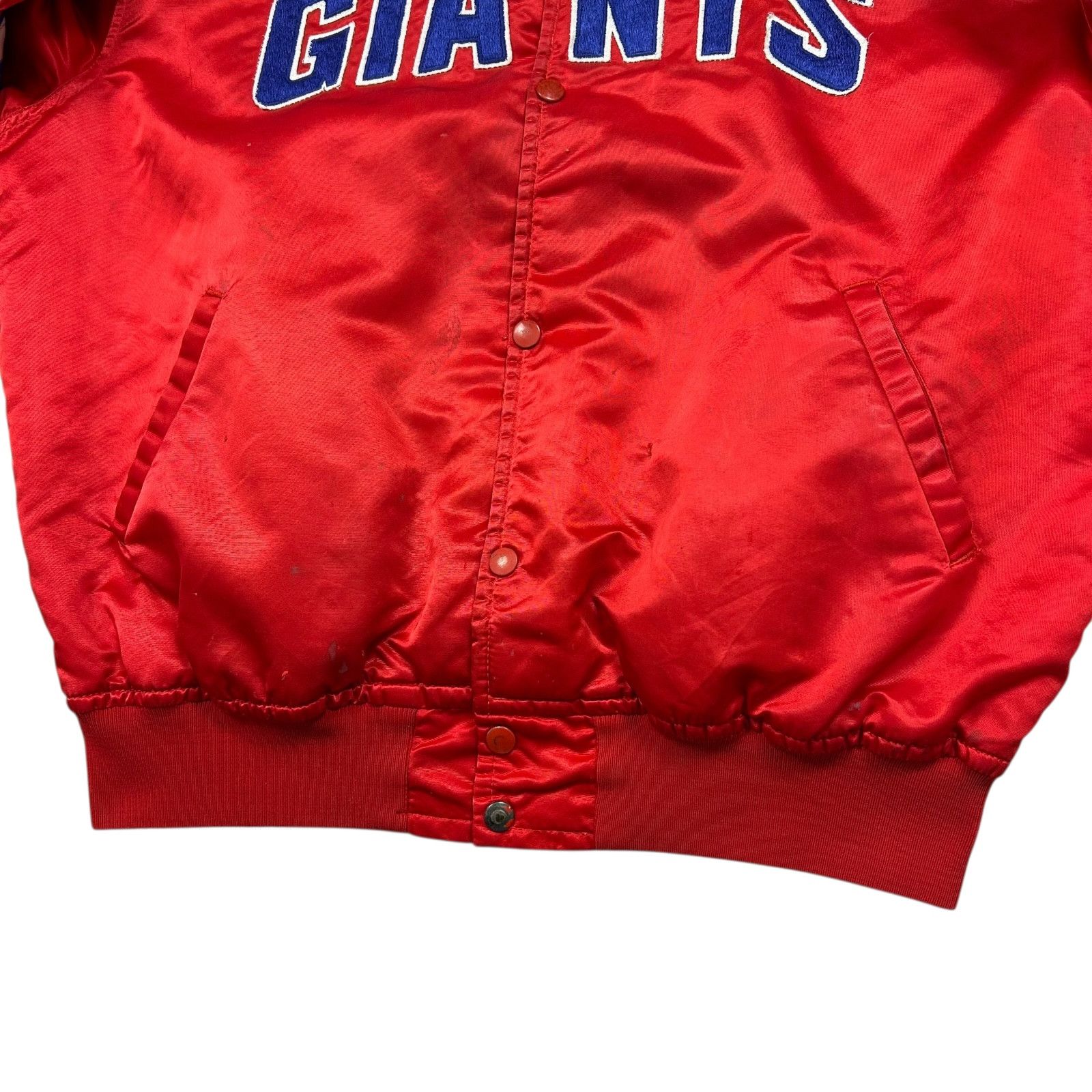 NFL RARE VTG 90s NFL NEW YORK GIANTS STARTER SATIN JACKET Size US XXL / EU 58 / 5 - 10 Thumbnail