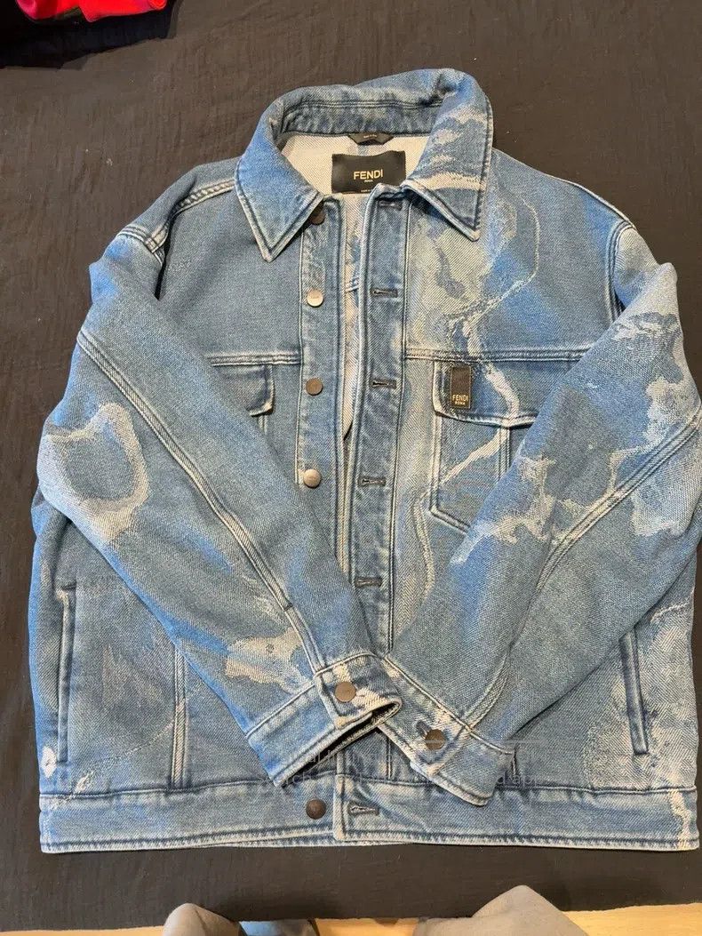Fendi Fendi Denim Jacket Size US M / EU 48-50 / 2 - 1 Thumbnail