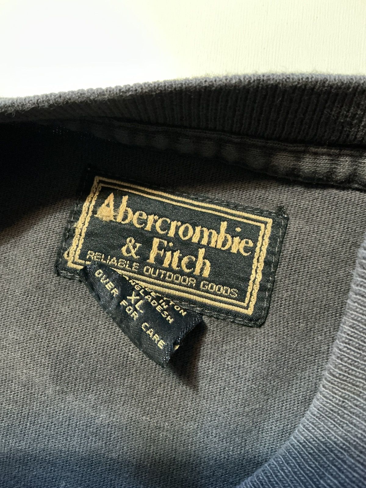 Abercrombie & Fitch Y2K Abercrombie & Fitch Danger Severe Conditions T-Shirt Size US XL / EU 56 / 4 - 6 Thumbnail