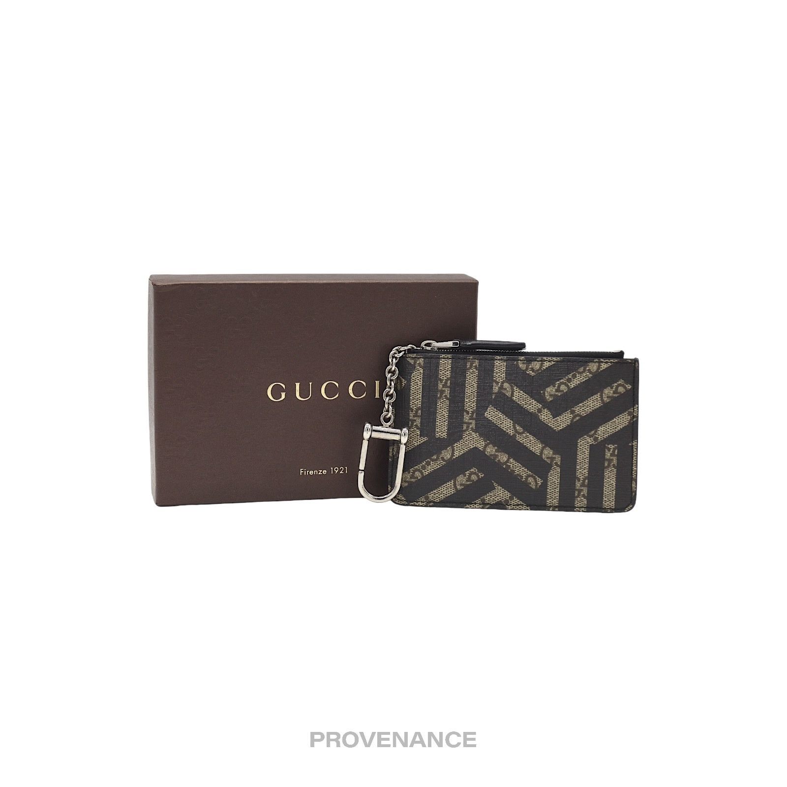 Gucci 🔴 Gucci Key Pouch Cles - GG Supreme Caleido Ebony Size ONE SIZE - 1 Thumbnail