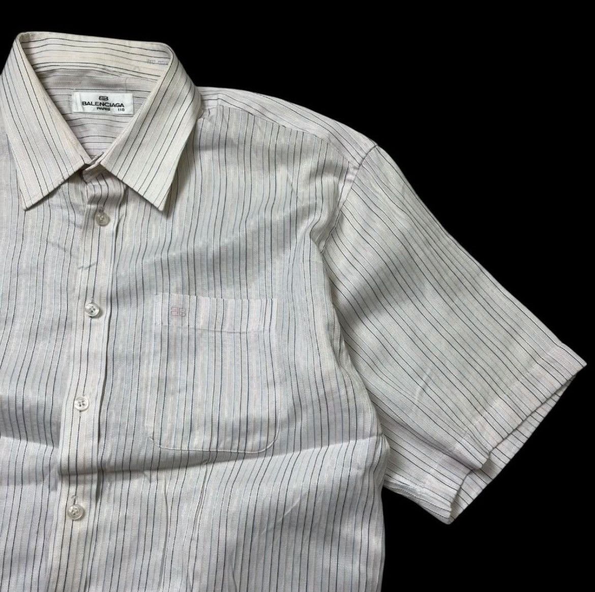 Balenciaga Balenciaga BB Shirt Size US M / EU 48-50 / 2 - 2 Thumbnail