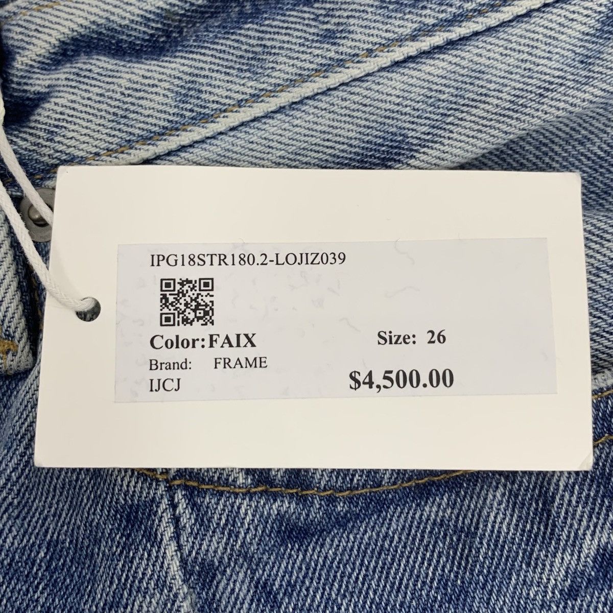 Frame FRAME Blue Washed Zipper Distressed Denim Pants K26WX Size 26" / US 2 / IT 38 - 8 Thumbnail