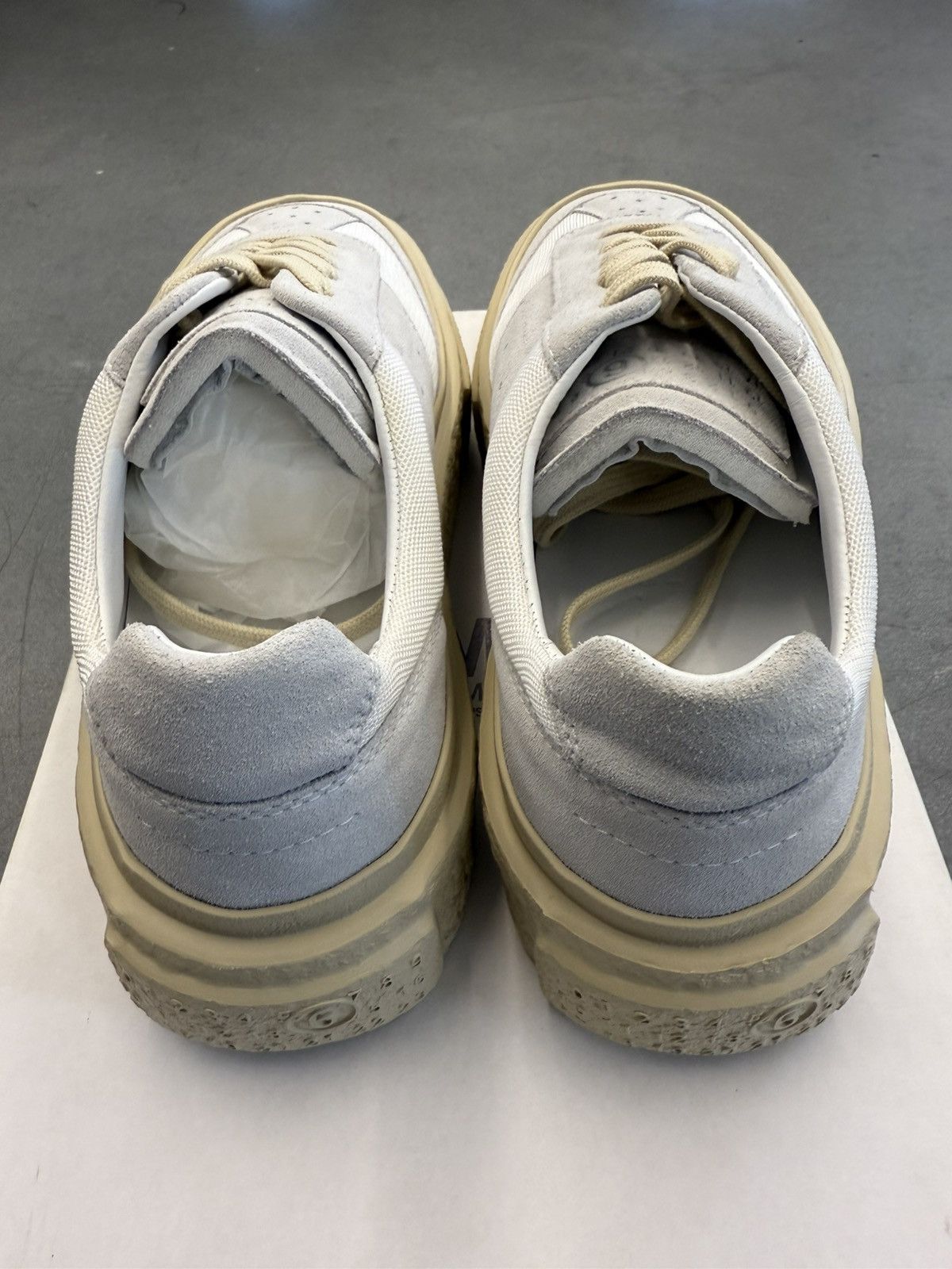 Maison Margiela MM6 MAISON MARGIELA White Chunky Gambetta Sneakers Size US 8 / IT 38 - 5 Thumbnail