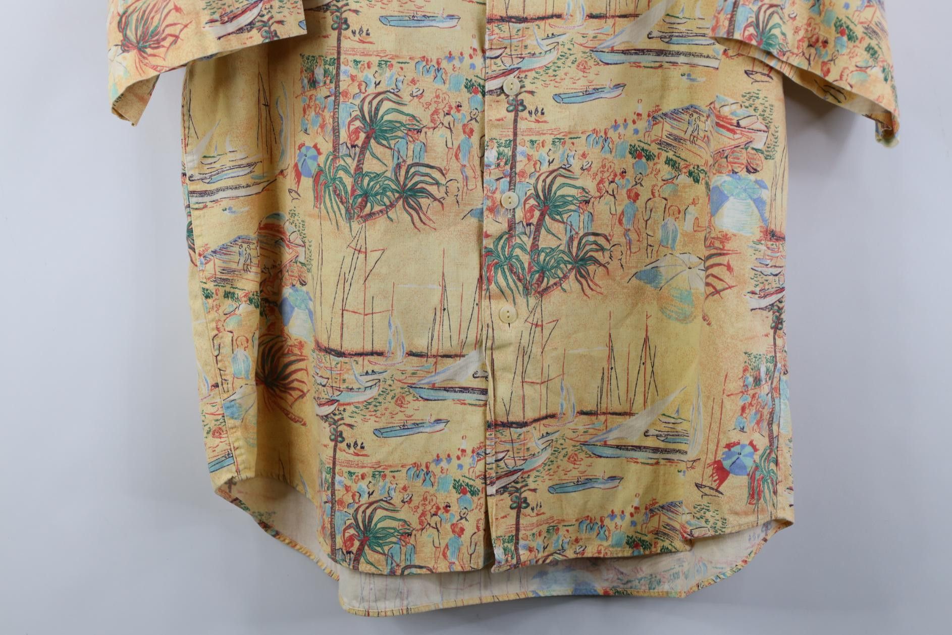 Vintage Vintage 90s Streetwear Beach Luau Hawaiian Button Shirt Size US M / EU 48-50 / 2 - 3 Thumbnail