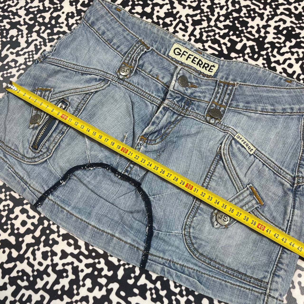 GF Ferre Vintage 90s GF Ferre Japanese Retro Mini Skirt Y2K Style Size 28" / US 6 / IT 42 - 16 Thumbnail