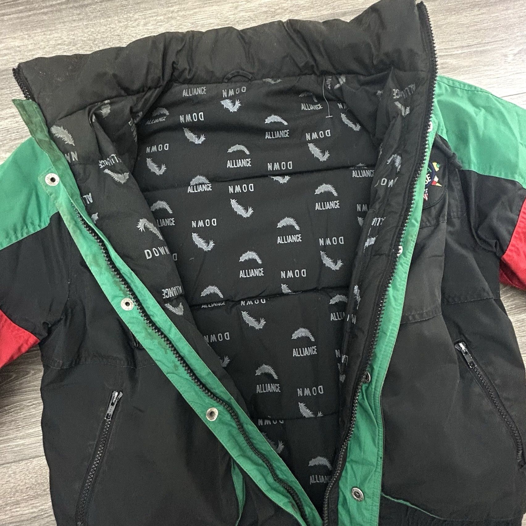 Vintage VINTAGE 555 Ultra Goose Down Jacket Men's Medium Black Quilted Zip Full Zip Insulated Water Resistant 90s 80s Ski Snowboard Gorp Tech USA Size US M / EU 48-50 / 2 - 6 Thumbnail