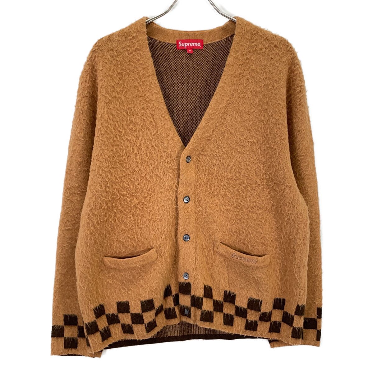 Supreme Supreme Stone Island Boucle Cardigan Olive | Grailed