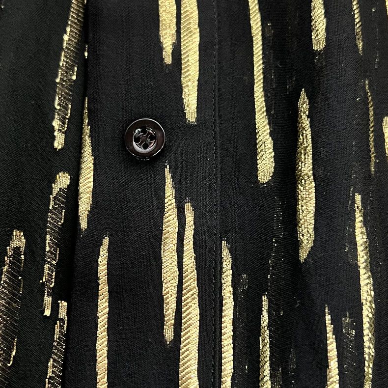 Givenchy Givenchy Color Block Silk Polyester Shirt Size XXS / US 00 / IT 34 - 7 Thumbnail