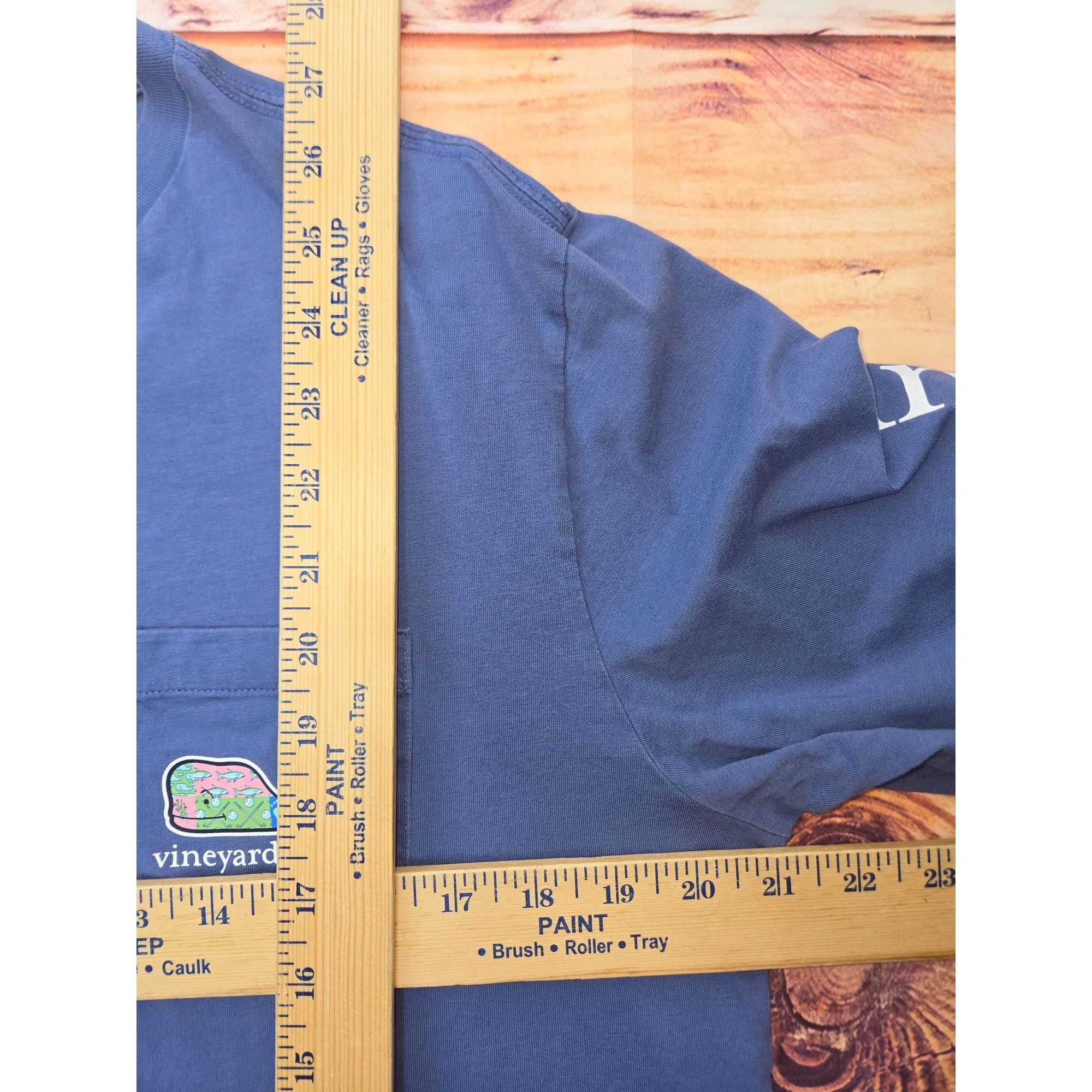 Vineyard Vines Vineyard Vines Mens Blue Long Sleeve Pocket T-Shirt Whale Lo Size US M / EU 48-50 / 2 - 7 Thumbnail