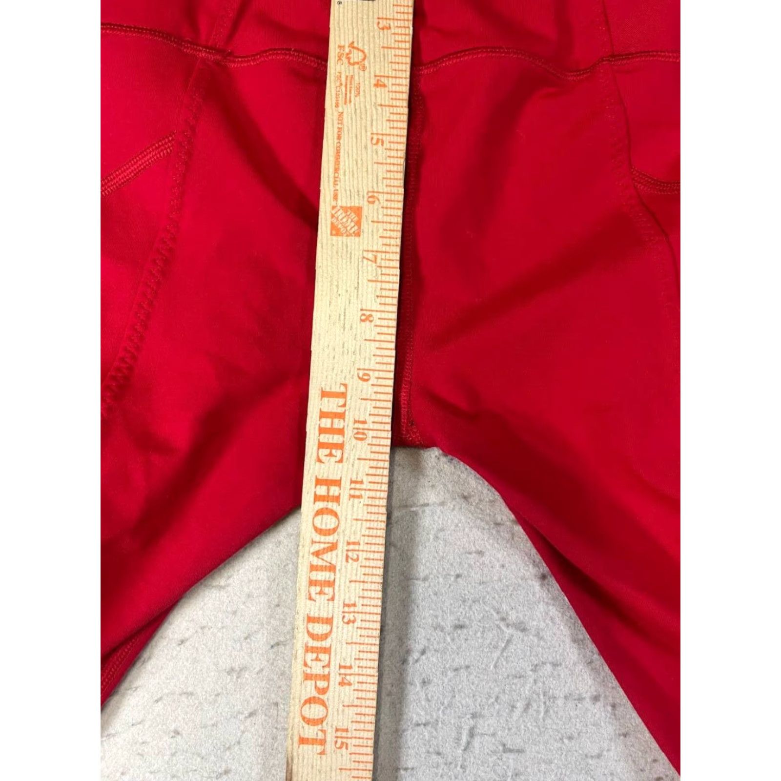 Victoria's Secret Victoria's Secret Victoria Sport Leggings XS Red Activewear Sports Womens Size 26" / US 2 / IT 38 - 3 Thumbnail