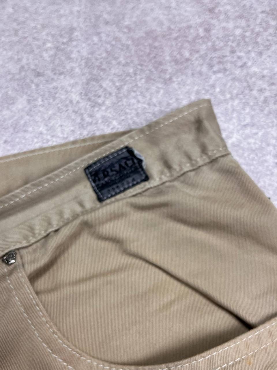 Versace × Vintage VINTAGE VERSACE MEDUSA BAGGY DISTRESSED AVANTGARDE PANTS Y2K Size US 38 / EU 54 - 9 Thumbnail