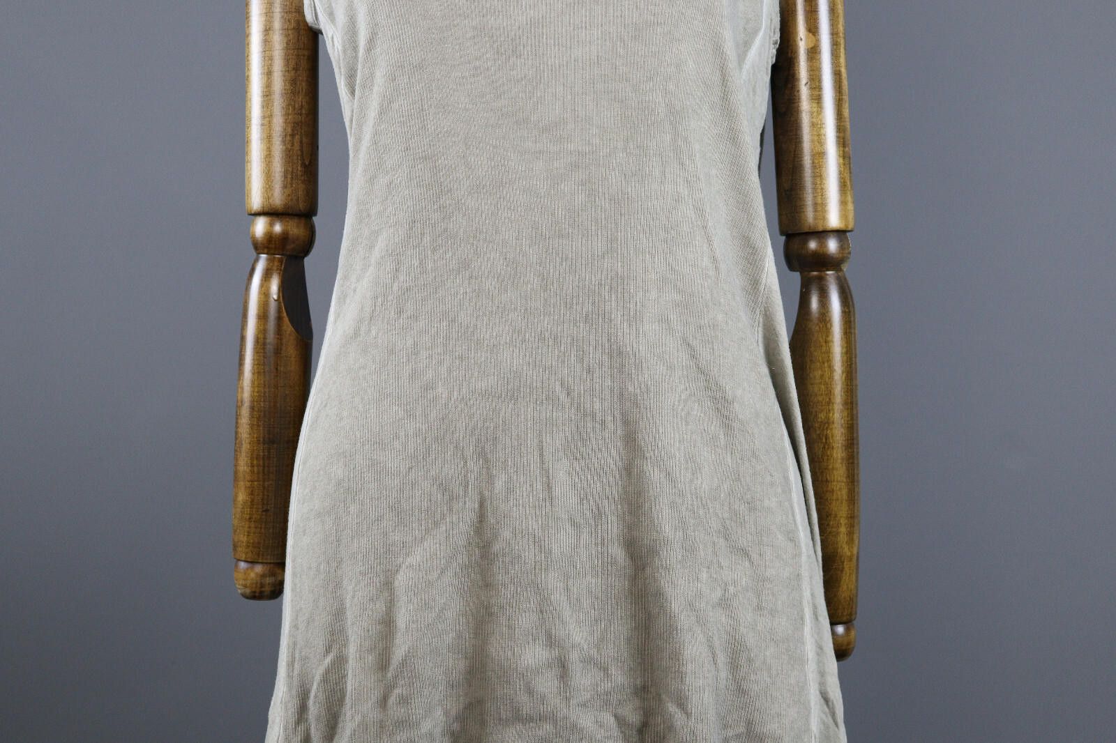 Bottega Veneta Bottega by Elisa Cavaletti Grey Tunic Knee Dress Size L Size L / US 10 / IT 46 - 3 Thumbnail