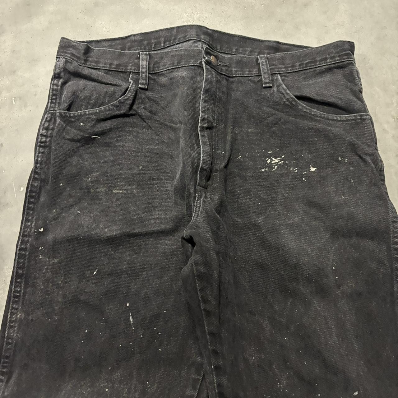 Japanese Brand × Vintage Crazy Vintage Y2K/2000s Grunge Black Skater Denim Jeans! Size US 36 / EU 52 - 5 Thumbnail