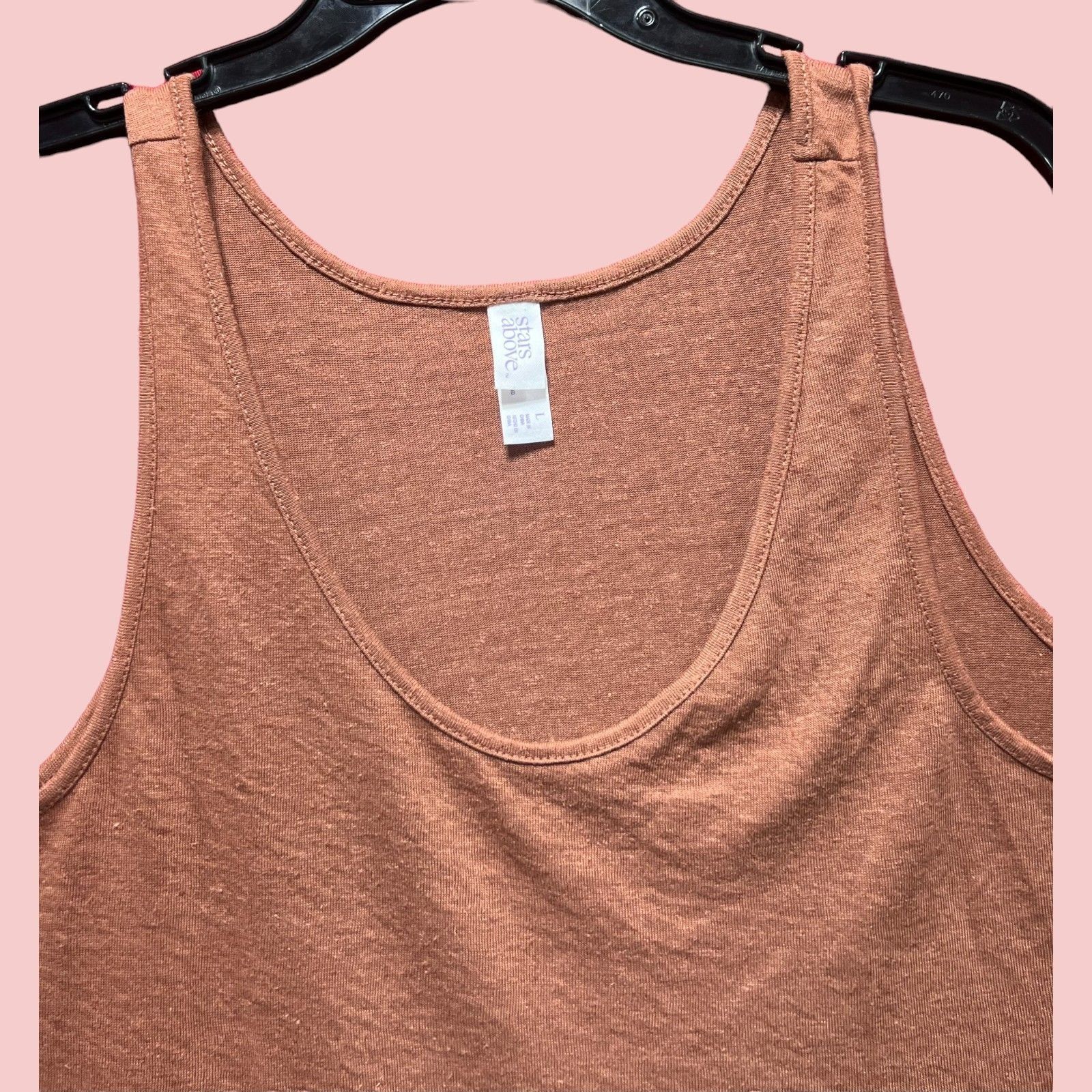Other Stra Above - Women's Slot Knit Tank Top - Brown - Large Size L / US 10 / IT 46 - 13 Thumbnail