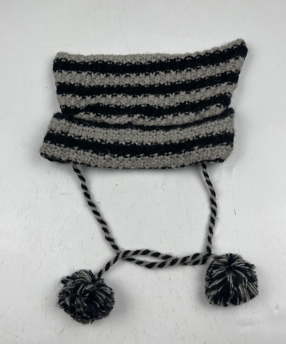 Japanese Brand × Seditionaries custom made knitted devil winter hat with horn tc32 Size ONE SIZE - 3 Thumbnail