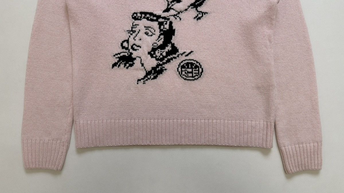 Prada S/S 17 ‘Comic Patterned’ Pink Wool Sweater Size US M / EU 48-50 / 2 - 11 Thumbnail