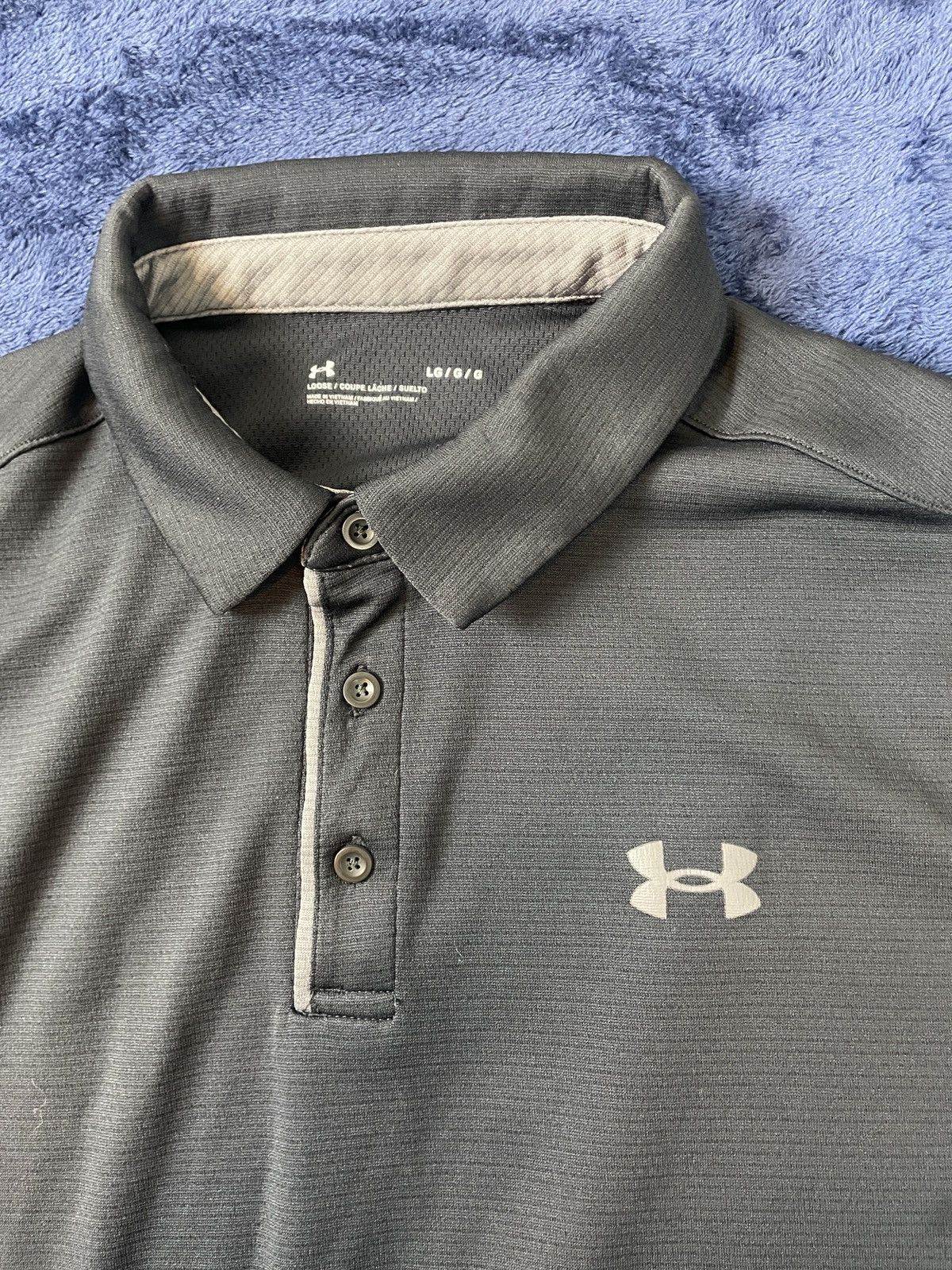 Under Armour Under Armour Men’s Large Black Performance Golf Polo Size US L / EU 52-54 / 3 - 3 Thumbnail