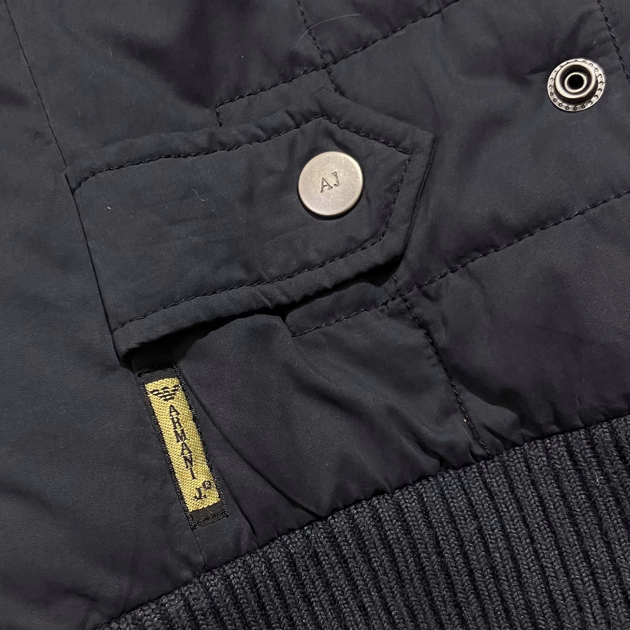 Giorgio Armani Armani Jeans vintage corduroy collar navy blousons Size US L / EU 52-54 / 3 - 10 Thumbnail