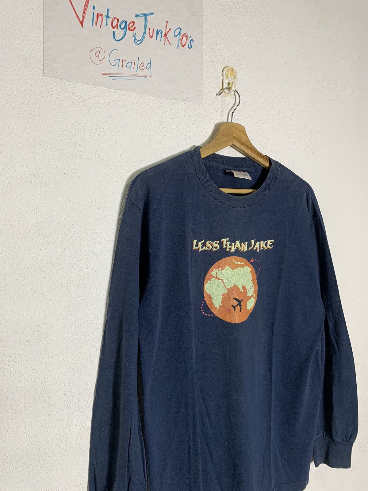 Vintage Vintage LESS THAN JAKE LONG SLEEVE Size US M / EU 48-50 / 2 - 2 Thumbnail