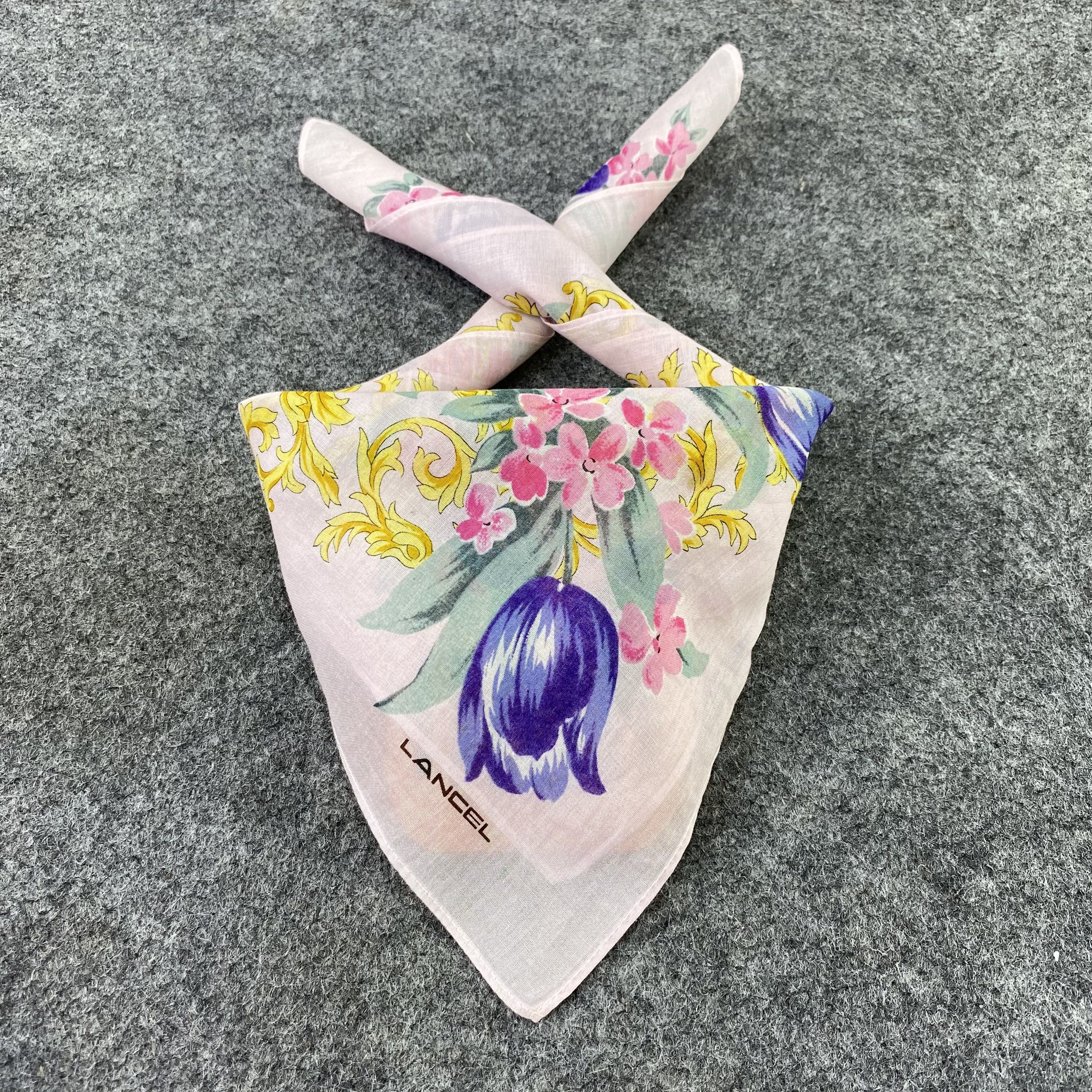 Lancel Lancel Handkerchief / Bandana / Neckerchief-B808 Size ONE SIZE - 2 Thumbnail