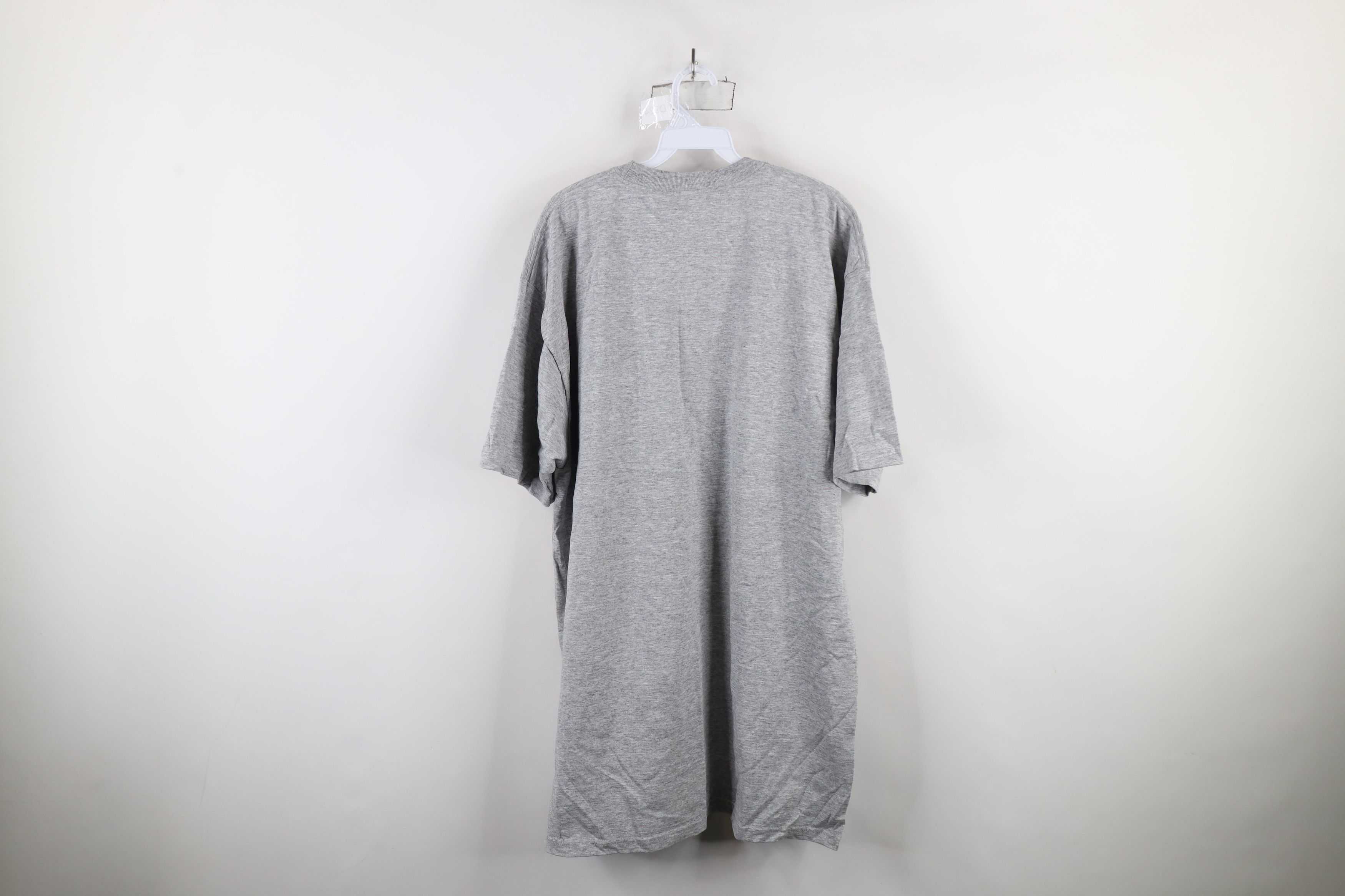 Vintage Vintage 90s Indiana University Short Sleeve T-Shirt Gray Size US XXL / EU 58 / 5 - 7 Thumbnail