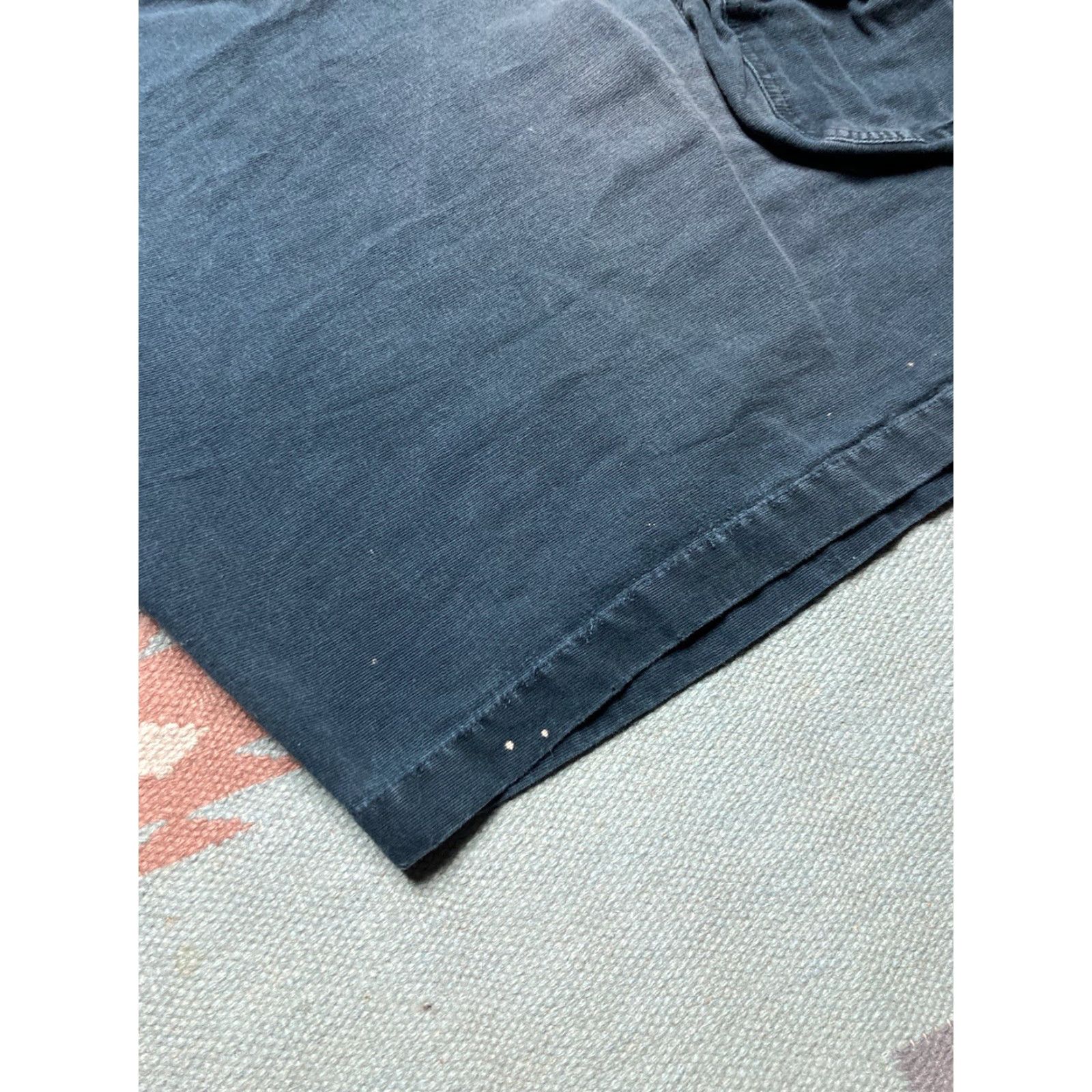 Karl Kani VINTAGE Karl Kani Cargo Jeans Shorts Jorts Men 60 Blue 60 Inseam 13” Outseam 28.5” Wide Leg 17.5” 60” Waist Drawstrings 60s 2000s 90s Size US 44 / EU 60 - 3 Thumbnail