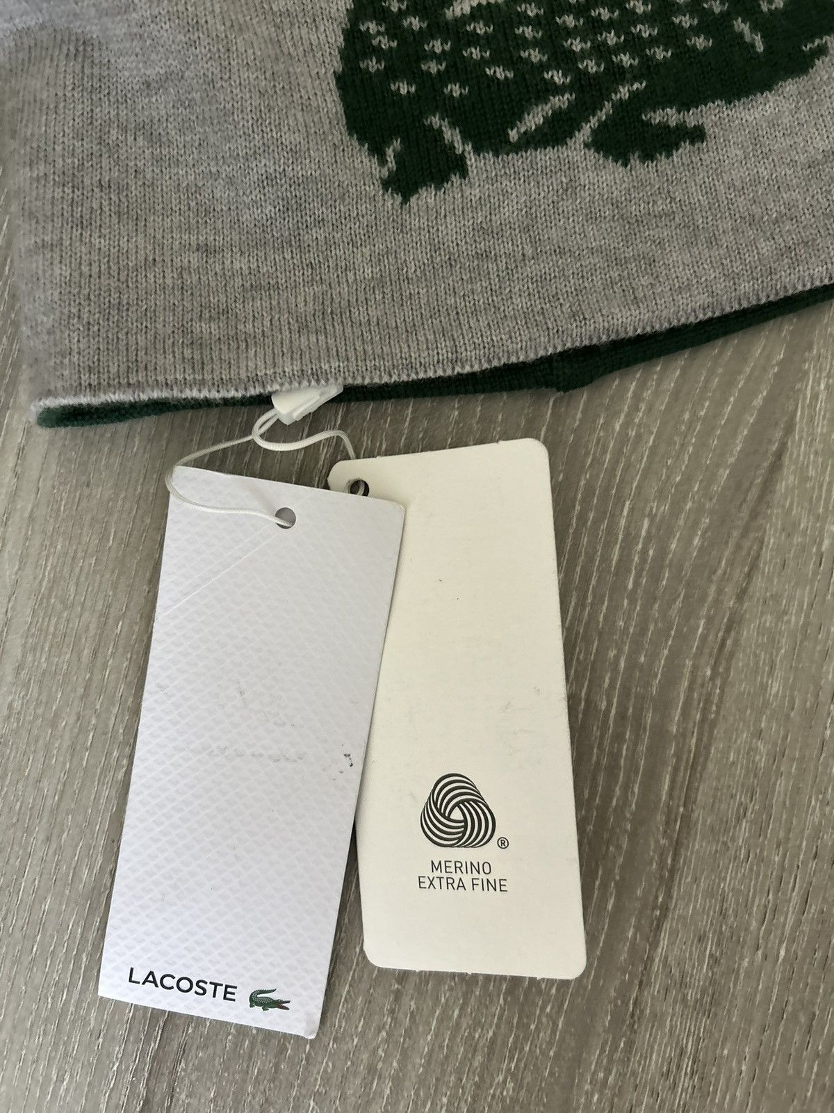 Lacoste Lacoste Unisex Merino Wool Contrast Reversible Beanie Size ONE SIZE - 2 Thumbnail
