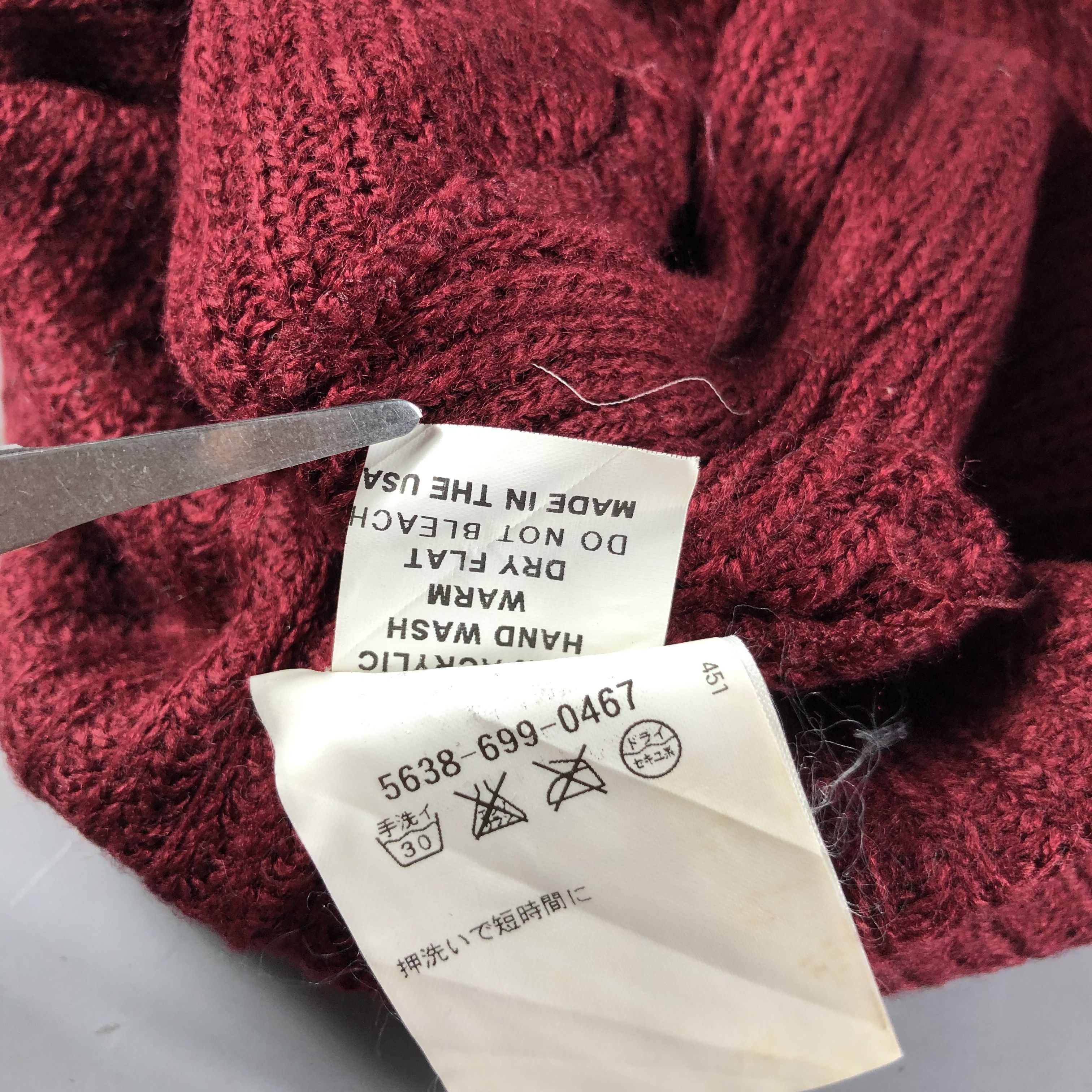 Vintage Another Edition Fisherman Knit Beanie Snowcap Snow Hat B665 Size ONE SIZE - 6 Thumbnail