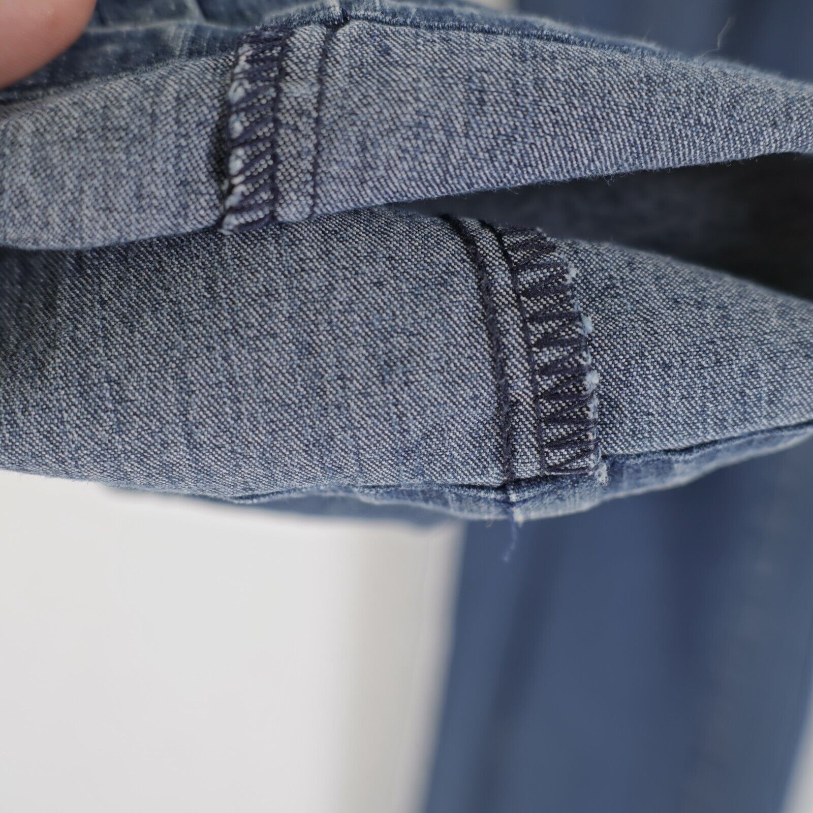 Lee Lee Slender Secret Low Waist Jeans Blue Denim High Rise 14 M Size 35" - 3 Thumbnail