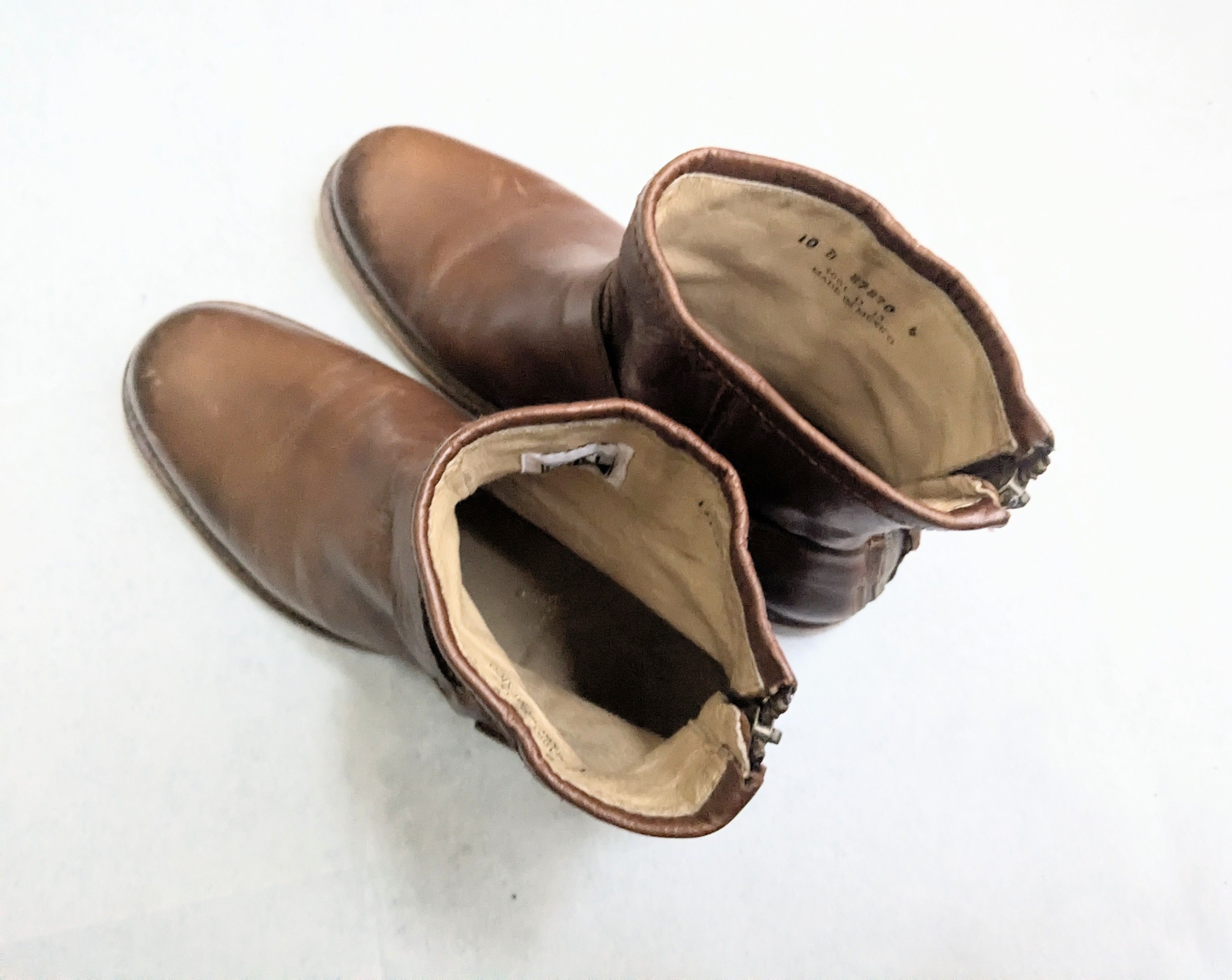 Frye Frye Harness Boots Brown Leather 10 D Motorcycle Biker Size US 10 / EU 43 - 15 Thumbnail