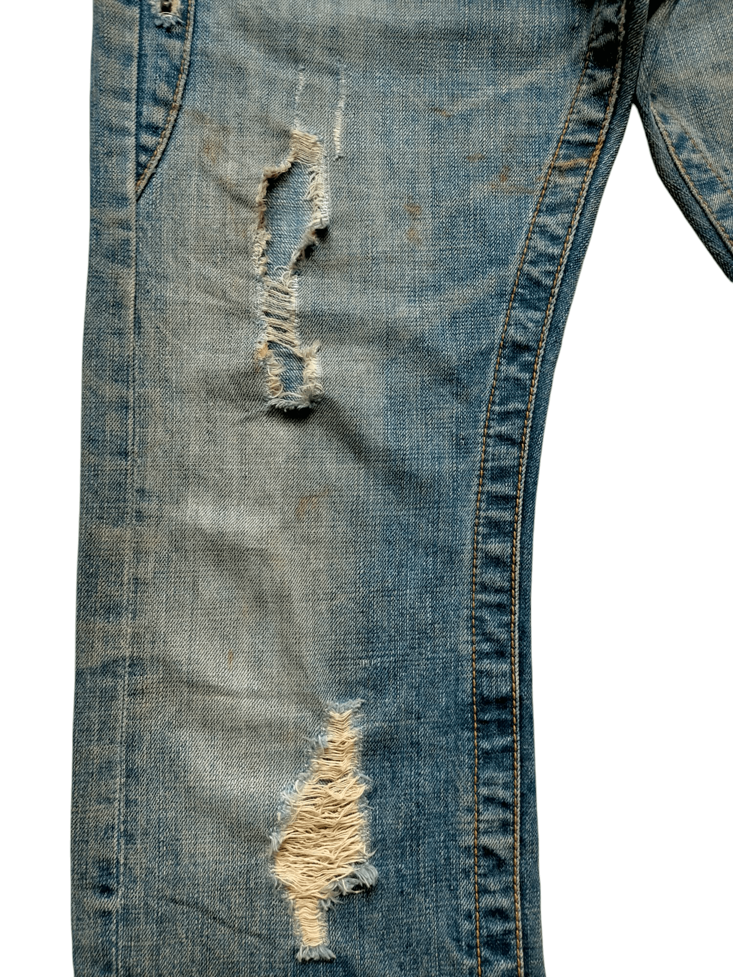 If Six Was Nine × Japanese Brand Ozz First Pin Ball Japan Stude Punk Style Denim Pants Size US 32 / EU 48 - 7 Thumbnail