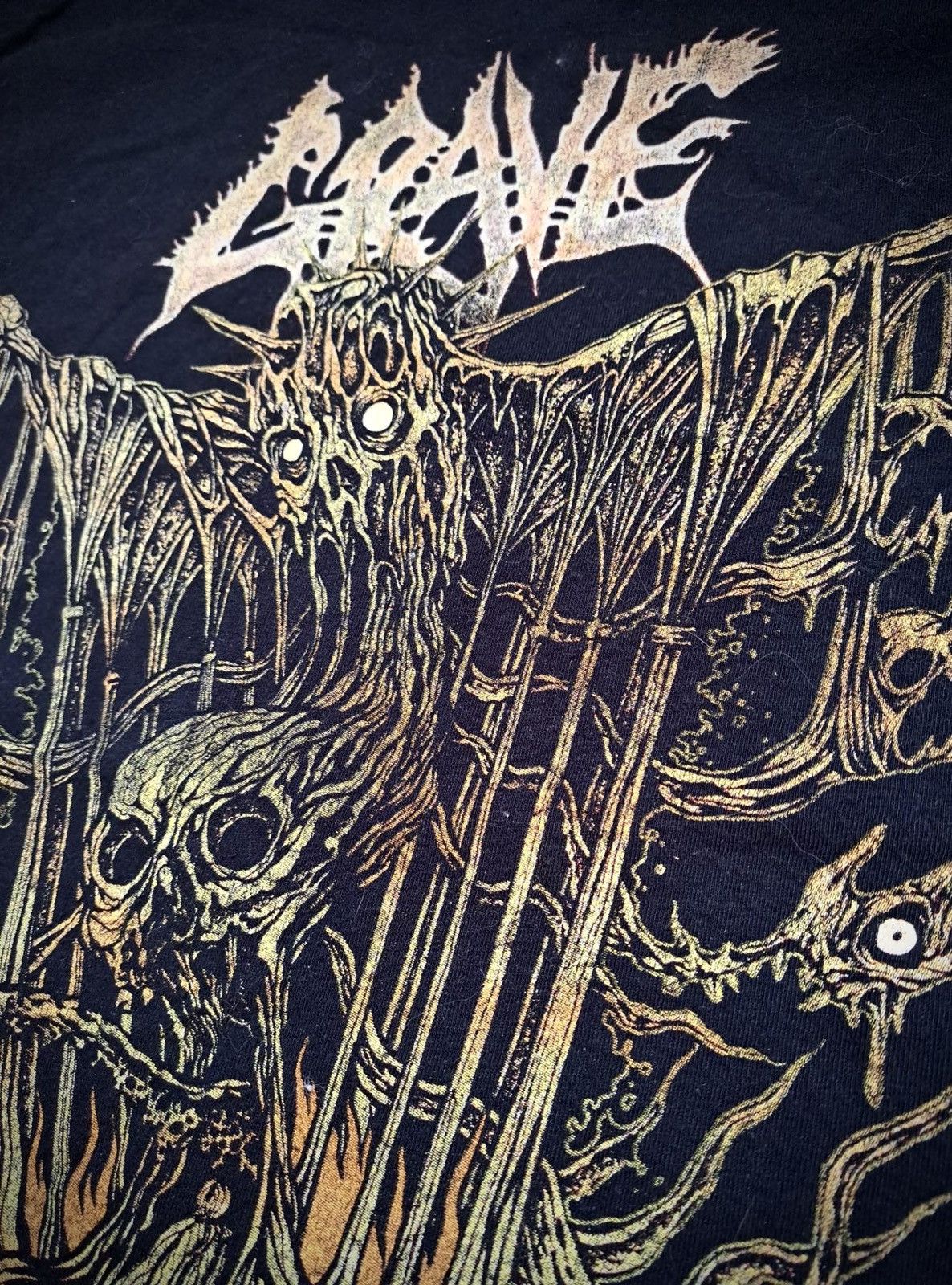 Band Tees × Vintage GRAVE x OUT OF RESPECT FOR THE DEAD x T-Shirt Size US L / EU 52-54 / 3 - 3 Thumbnail