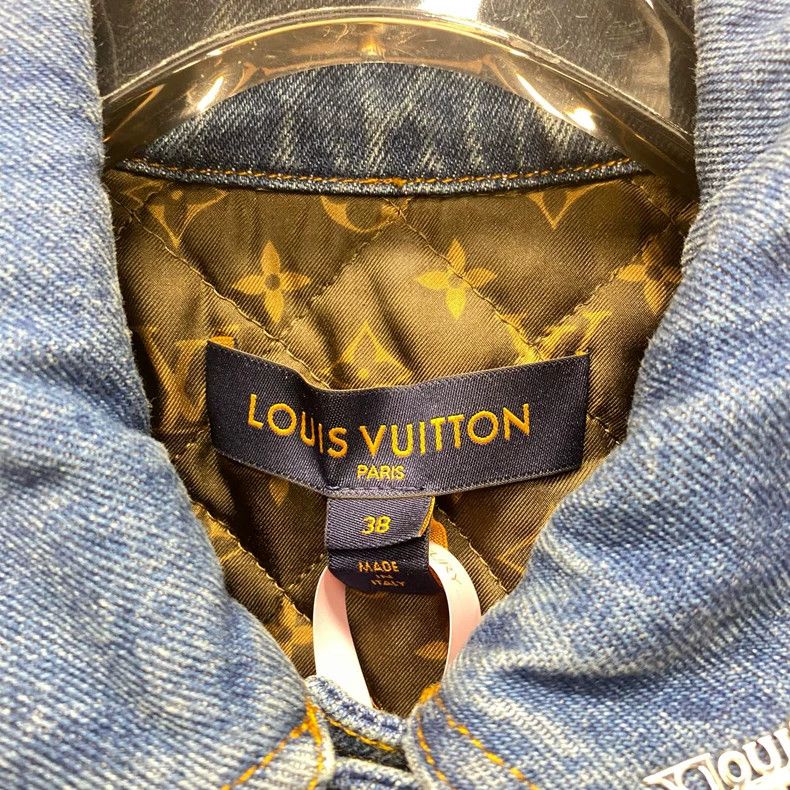 Louis Vuitton Louis Vuitton Washed blue full print thin cotton denim jac Size XS / US 0-2 / IT 36-38 - 3 Thumbnail