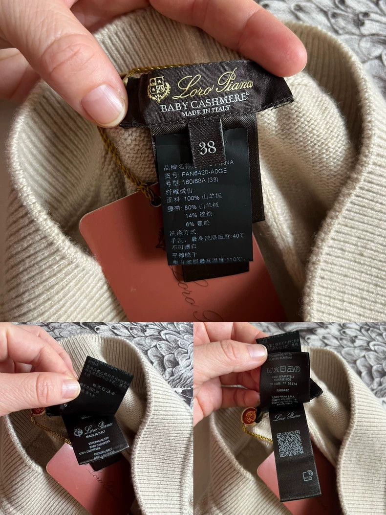 Loro Piana LORO PIANA Autumn and winter new color cashmere wide leg p Size 25" / US 0 / IT 36 - 8 Thumbnail